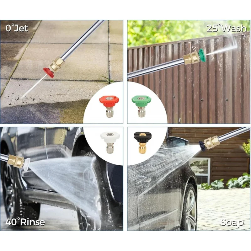 (UUX)Gas Pressure Washer, 3500 PSI 2.3 GPM Power Washer with 209CC Engine, 4 Quick-Connect Nozzles, 25FT Hose, 3L Soap Tank UZ
(UUX)Gas Pressure Washer, 3500 PSI 2.3 GPM Power Washer with 209CC Engine, 4 Quick-Connect Nozzles, 25FT Hose, 3L Soap Tank UZ