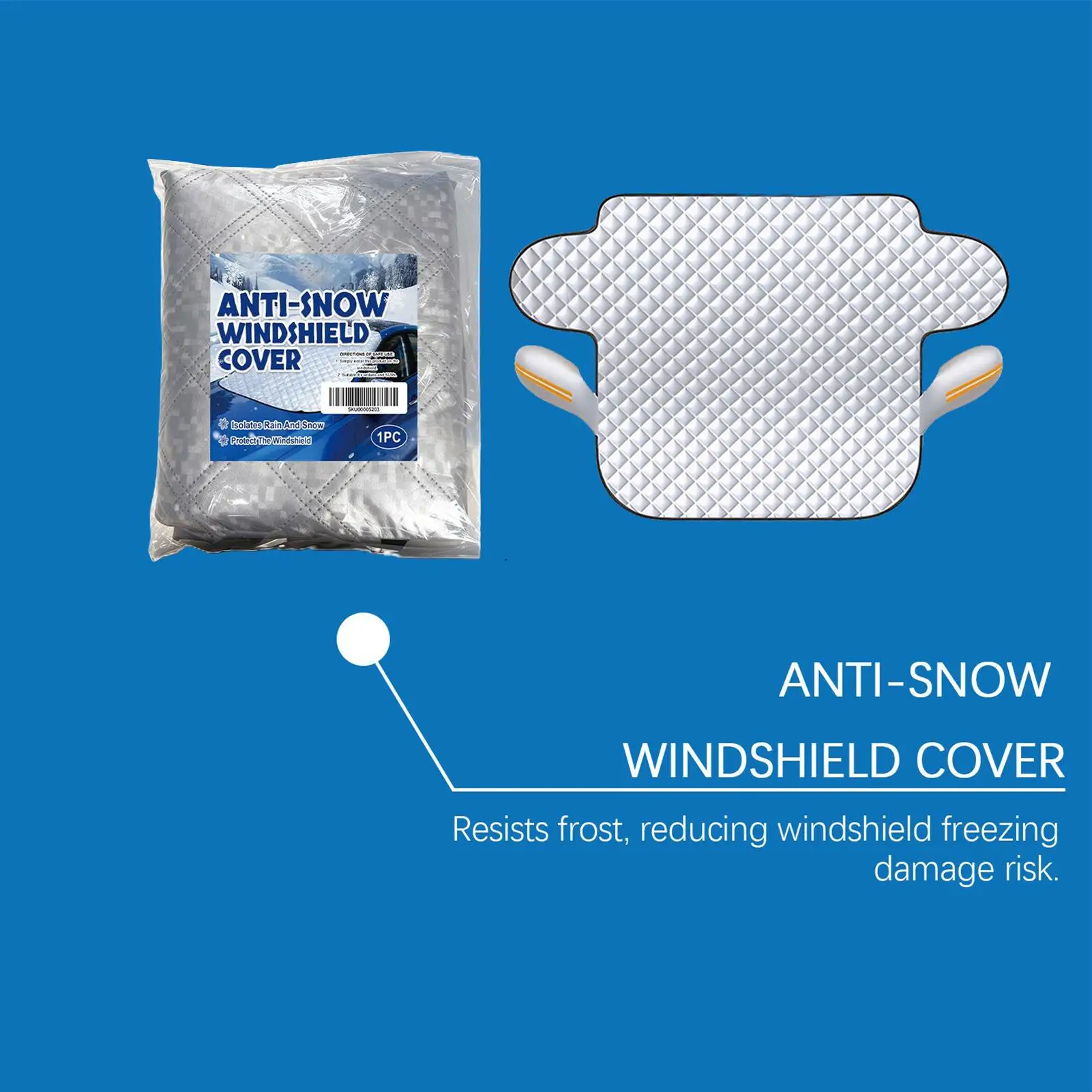 Car Windshield Snow Cover Waterproof Foldable Windproof Blanket Windshield Cover For Snow For Winter Frost Rain Sun Exterior
Car Windshield Snow Cover Waterproof Foldable Windproof Blanket Windshield Cover For Snow For Winter Frost Rain Sun Exterior