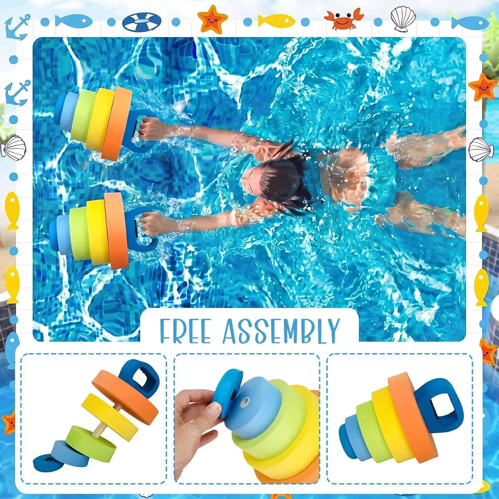 Water Weights 2 Pieces Adjustable Pool Fitness Kettlebells Swimming Fitness Weights For Swimmers Athletes Beginners
Water Weights 2 Pieces Adjustable Pool Fitness Kettlebells Swimming Fitness Weights For Swimmers Athletes Beginners