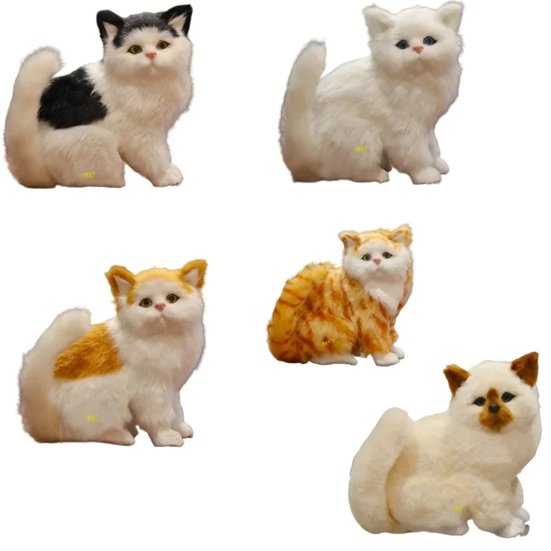Stuffed Lifelike Cats Plush Toy Simulation American Shorthair Cute Cat Doll Pet Toys Home Decor Gift For Girls Birthday
Stuffed Lifelike Cats Plush Toy Simulation American Shorthair Cute Cat Doll Pet Toys Home Decor Gift For Girls Birthday