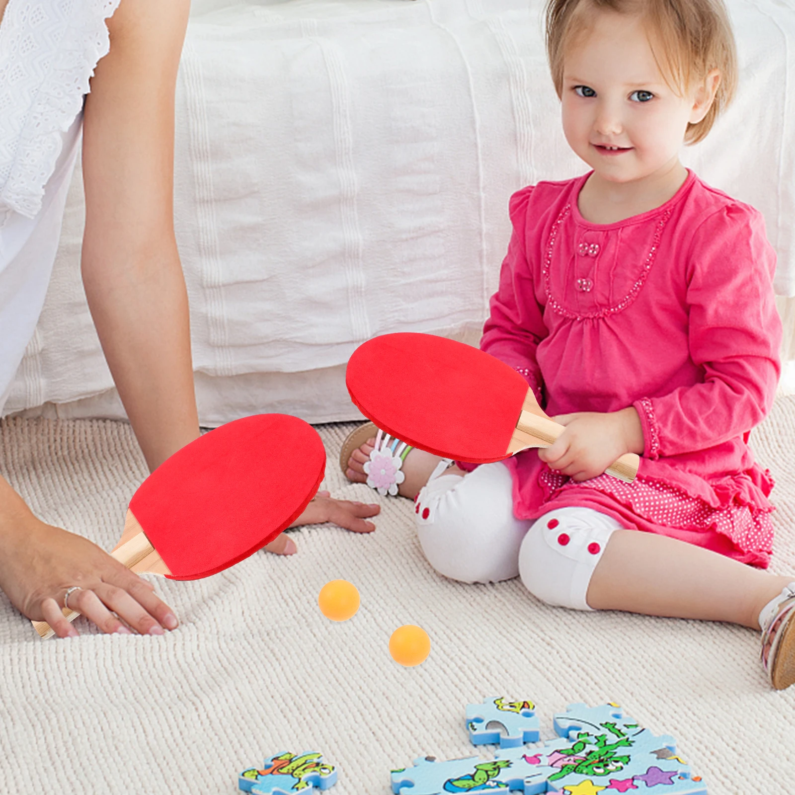 1Pair Table Tennis Racket Beginner Wood Paddle Lightweight Portable Comfortable Grip Indoor Outdoor Training Wooden Racket
1Pair Table Tennis Racket Beginner Wood Paddle Lightweight Portable Comfortable Grip Indoor Outdoor Training Wooden Racket