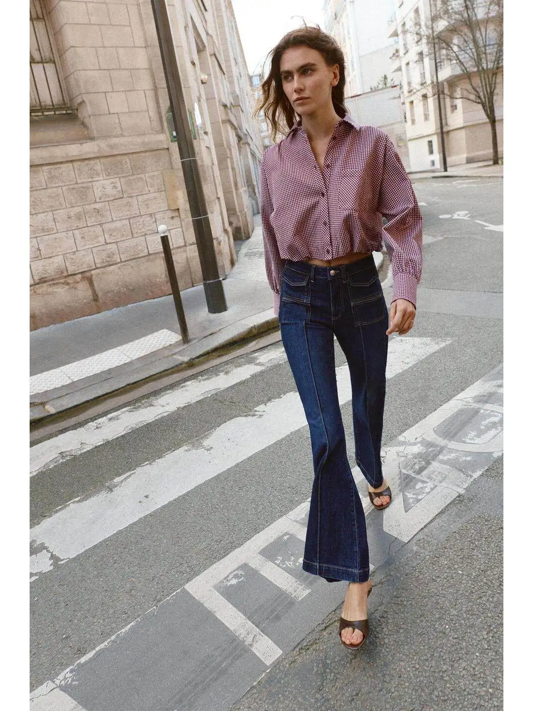 Spring Casual Sweet Bubble Hem Plaid Shirt Women's French Style Straight Cut Long Sleeve Breathable Polyester Fiber Shirt
Spring Casual Sweet Bubble Hem Plaid Shirt Women's French Style Straight Cut Long Sleeve Breathable Polyester Fiber Shirt