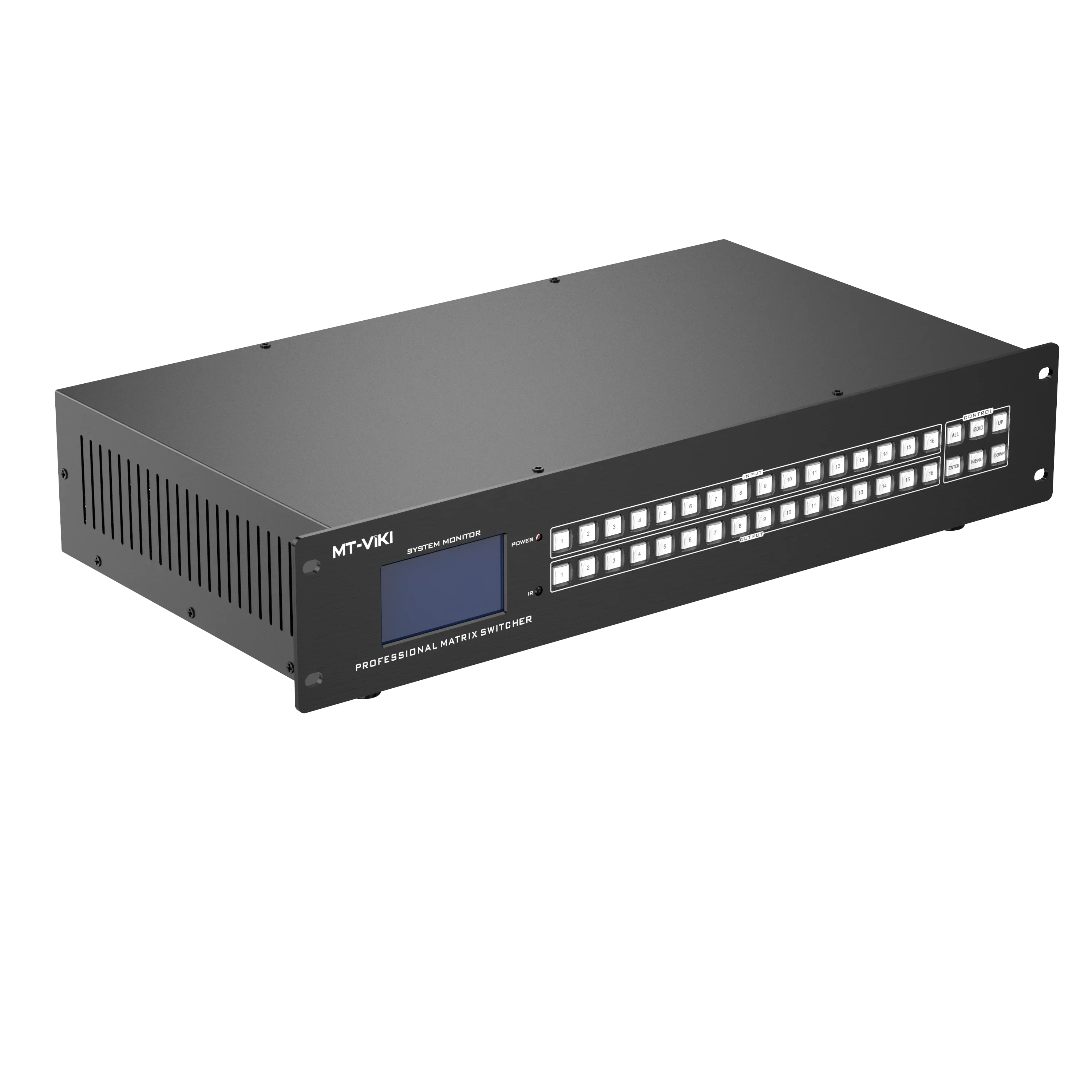 In stock 4K 60Hz 16 in 16 Out Video Wall 2.0 HDMI Matrix Switch, MT-VIKI HDMI2.0 Matrix Switcher
In stock 4K 60Hz 16 in 16 Out Video Wall 2.0 HDMI Matrix Switch, MT-VIKI HDMI2.0 Matrix Switcher