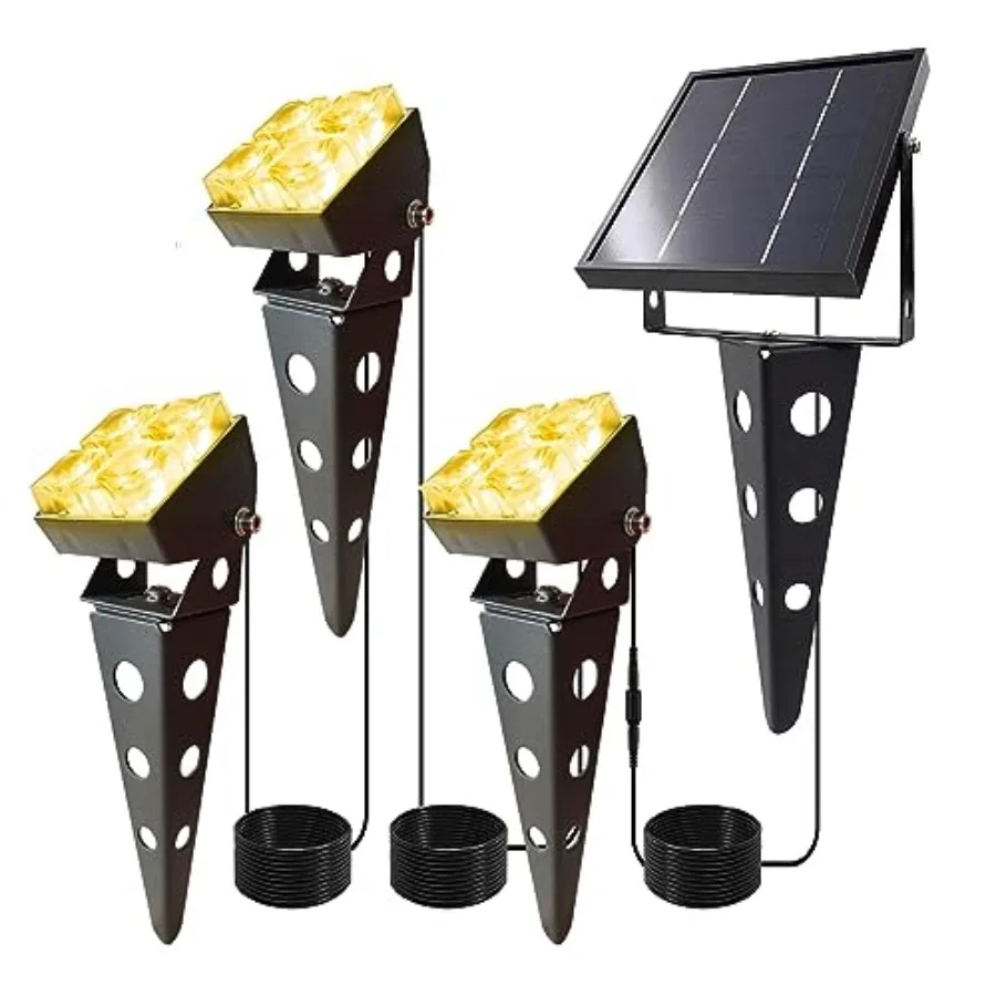 Solar Spotlights Outdoor Waterproof IP65 Landscape Spot Lights with Metal Stake 42Feet Cable Auto On/Off Dusk to Dawn Flag Pole
Solar Spotlights Outdoor Waterproof IP65 Landscape Spot Lights with Metal Stake 42Feet Cable Auto On/Off Dusk to Dawn Flag Pole
