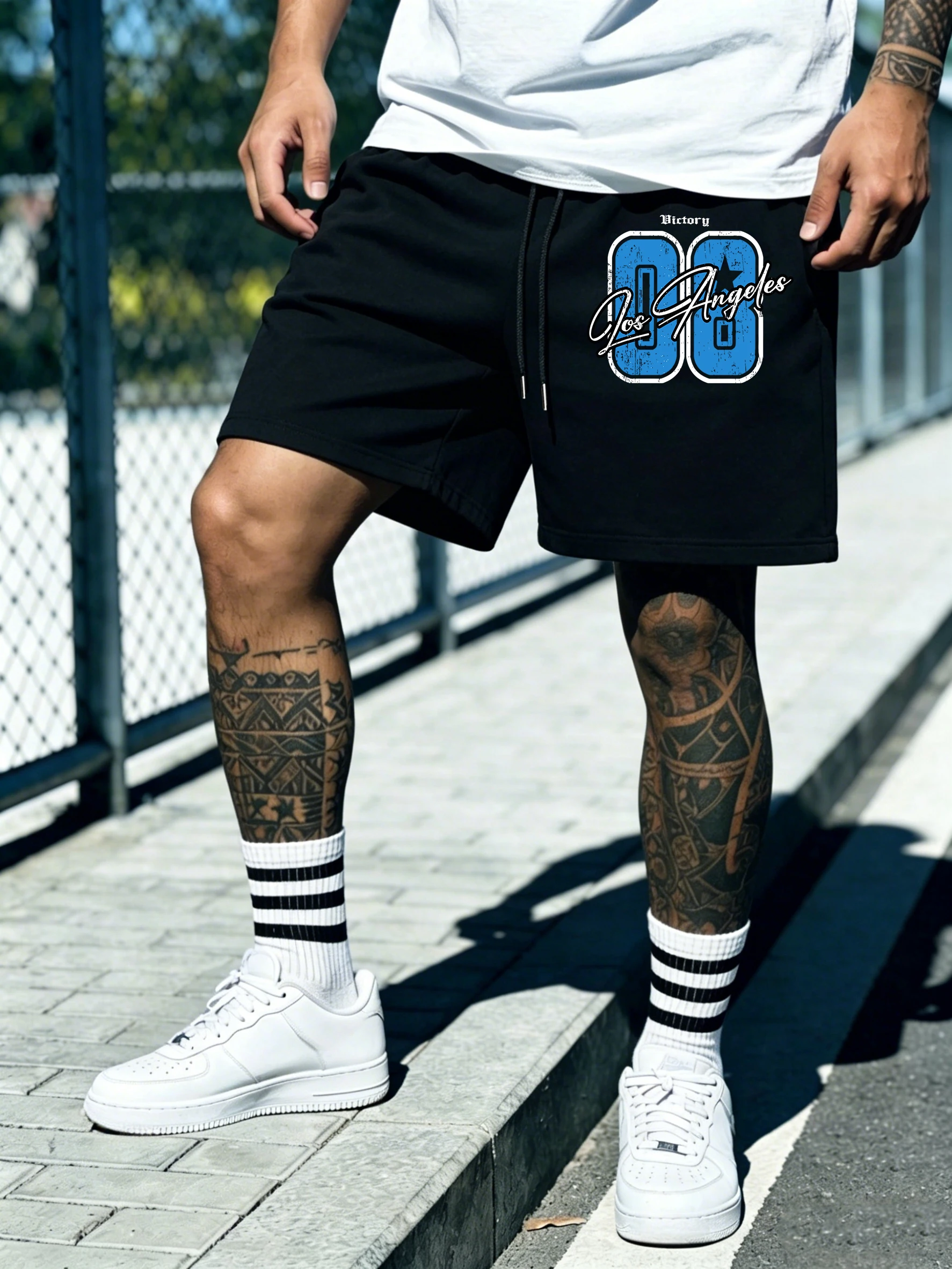 Hictory Number 08 Design Mens Street Comfy Shorts Summer Pants Fashion Pocket Wide-Leg Pant Unisex Black Drawstring Sportwear
Hictory Number 08 Design Mens Street Comfy Shorts Summer Pants Fashion Pocket Wide-Leg Pant Unisex Black Drawstring Sportwear