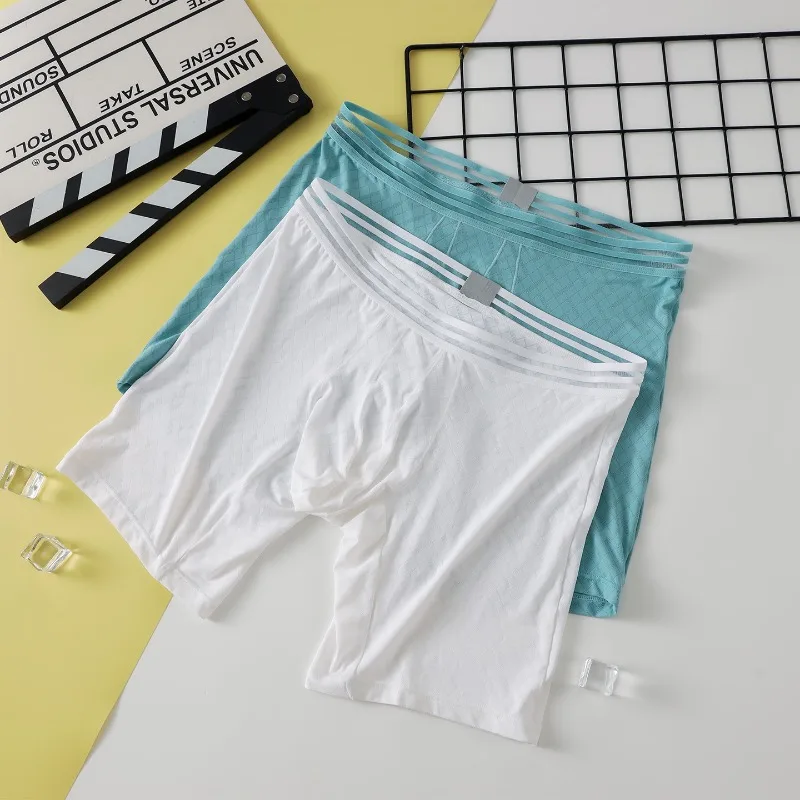 Men's Ice Silk Jacquard Plaid Boxer Breathable Quick-dry U Convex Panties Extended Anti-wear Leg Underwear Support Sports Shorts
Men's Ice Silk Jacquard Plaid Boxer Breathable Quick-dry U Convex Panties Extended Anti-wear Leg Underwear Support Sports Shorts