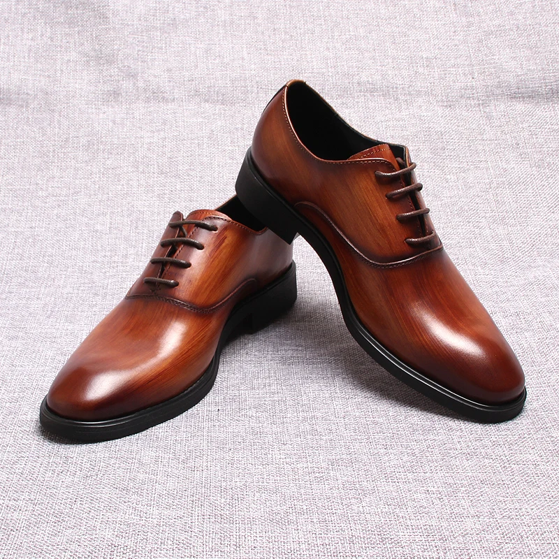New Black Brown Men‘s Oxford Shoes Handmade Genuine Calfskin Leather Brogue Shoes Man Wedding Party Formal Shoes High Quality
New Black Brown Men‘s Oxford Shoes Handmade Genuine Calfskin Leather Brogue Shoes Man Wedding Party Formal Shoes High Quality
