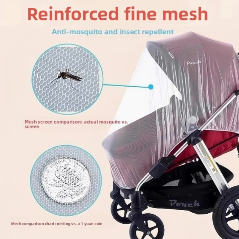 1PC Baby stroller mosquito net elastic design can be cleaned, universal mosquito insect prevention, baby sleeping mosquito net
1PC Baby stroller mosquito net elastic design can be cleaned, universal mosquito insect prevention, baby sleeping mosquito net