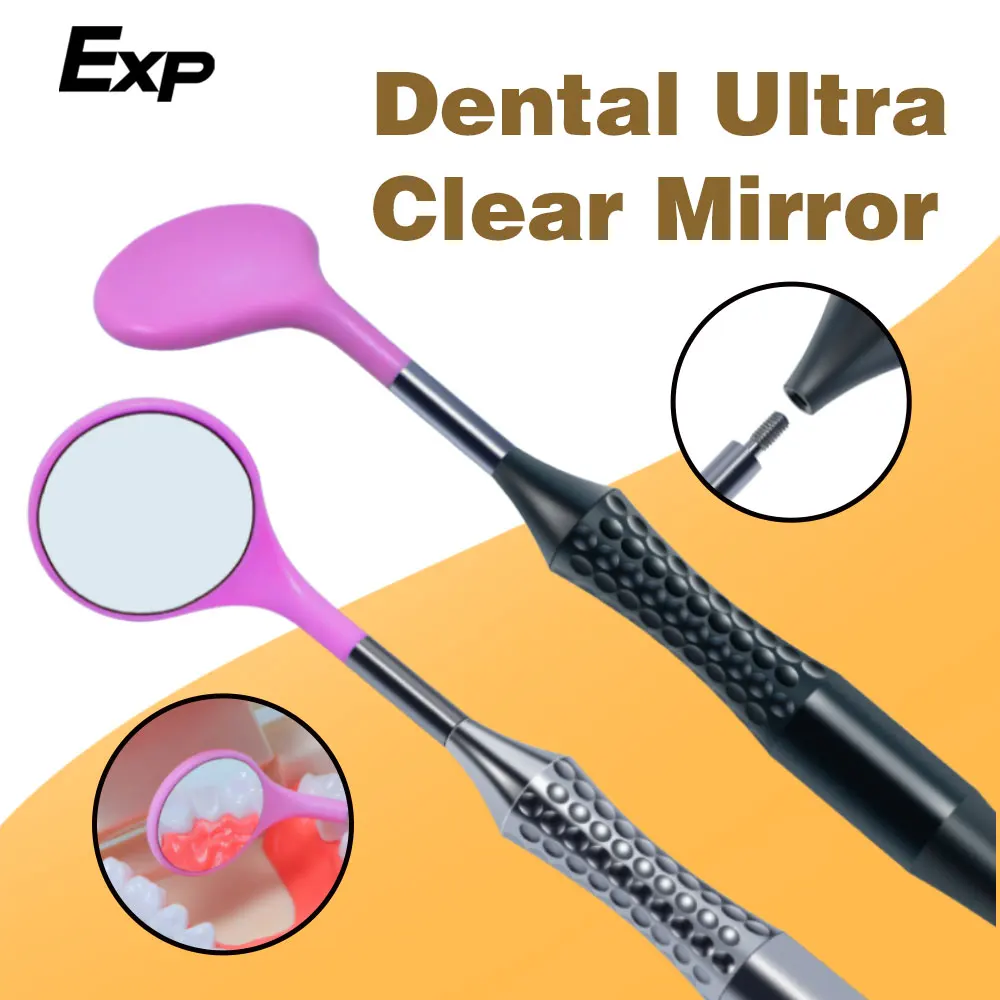 Exp Dental Detachable Oral Mirror Treatment Assistance Scratch-Resistant Fog-Proof High-Definition Disinfectable 22mm
Exp Dental Detachable Oral Mirror Treatment Assistance Scratch-Resistant Fog-Proof High-Definition Disinfectable 22mm