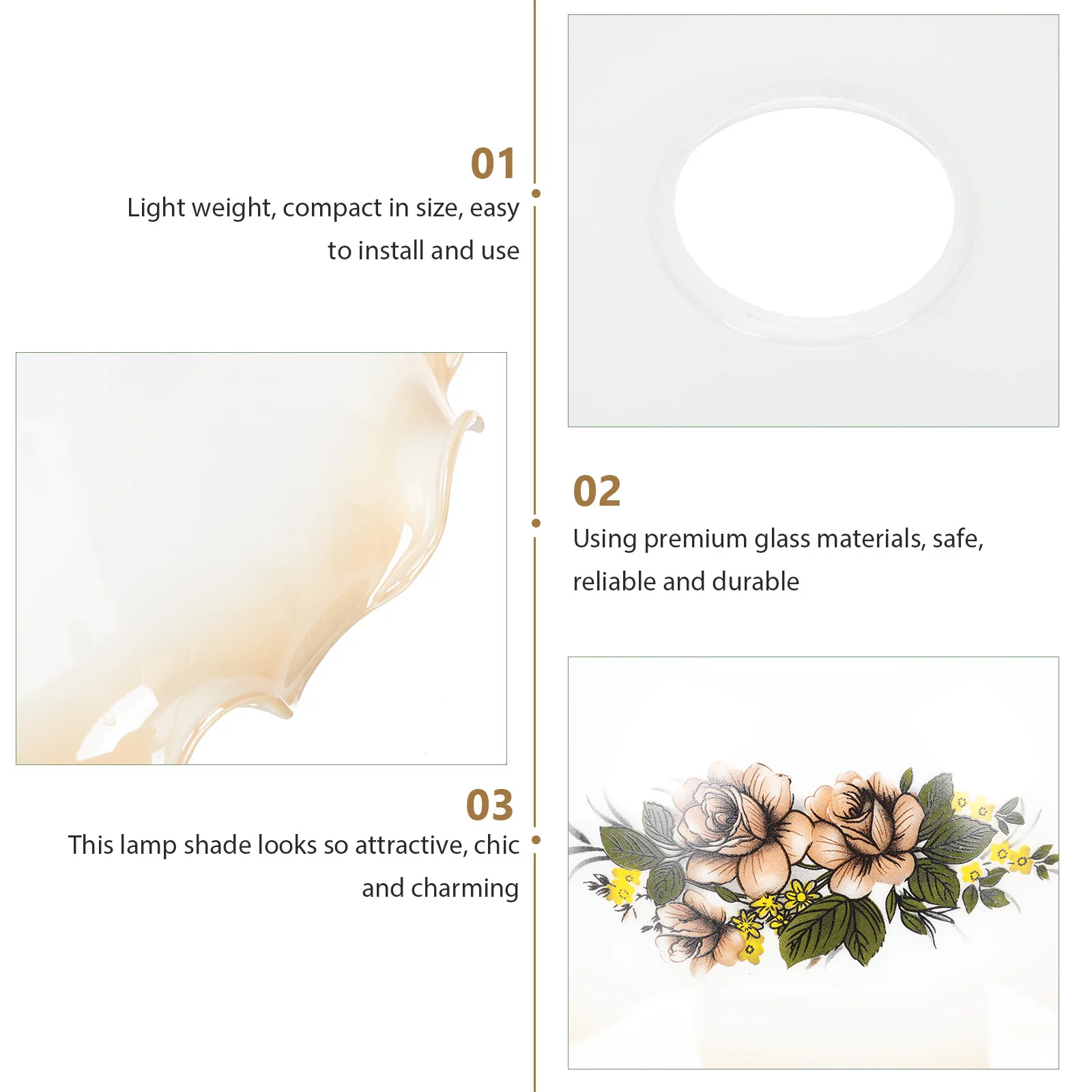 Стеклянный абажур, белый настольный светильник, маленький ночной абажур, декоративный бытовой настенный подвесной светильник для отеля, совместимый со столом
Стеклянный абажур, белый настольный светильник, маленький ночной абажур, декоративный бытовой настенный подвесной светильник для отеля, совместимый со столом