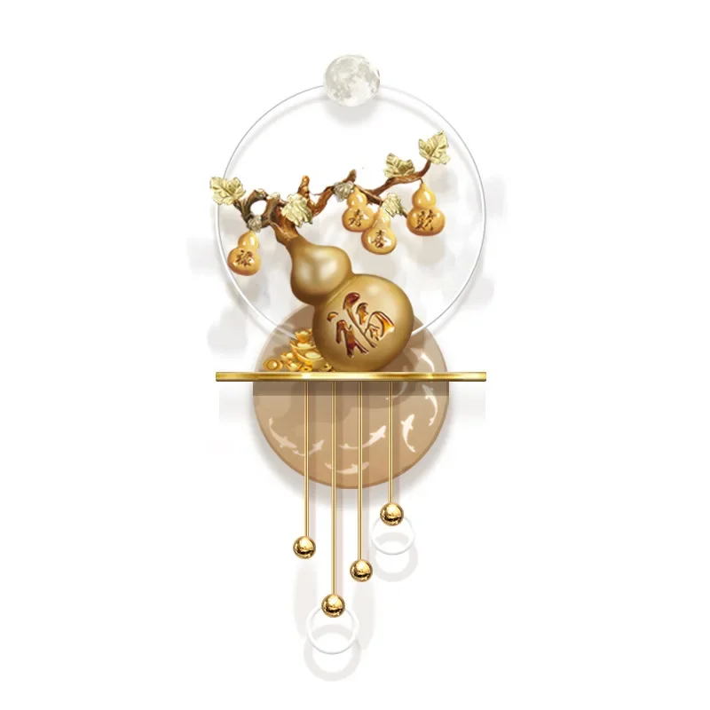 New Chinese Fulu mural lamp at the end of the corridor Fu character hanging painting
New Chinese Fulu mural lamp at the end of the corridor Fu character hanging painting