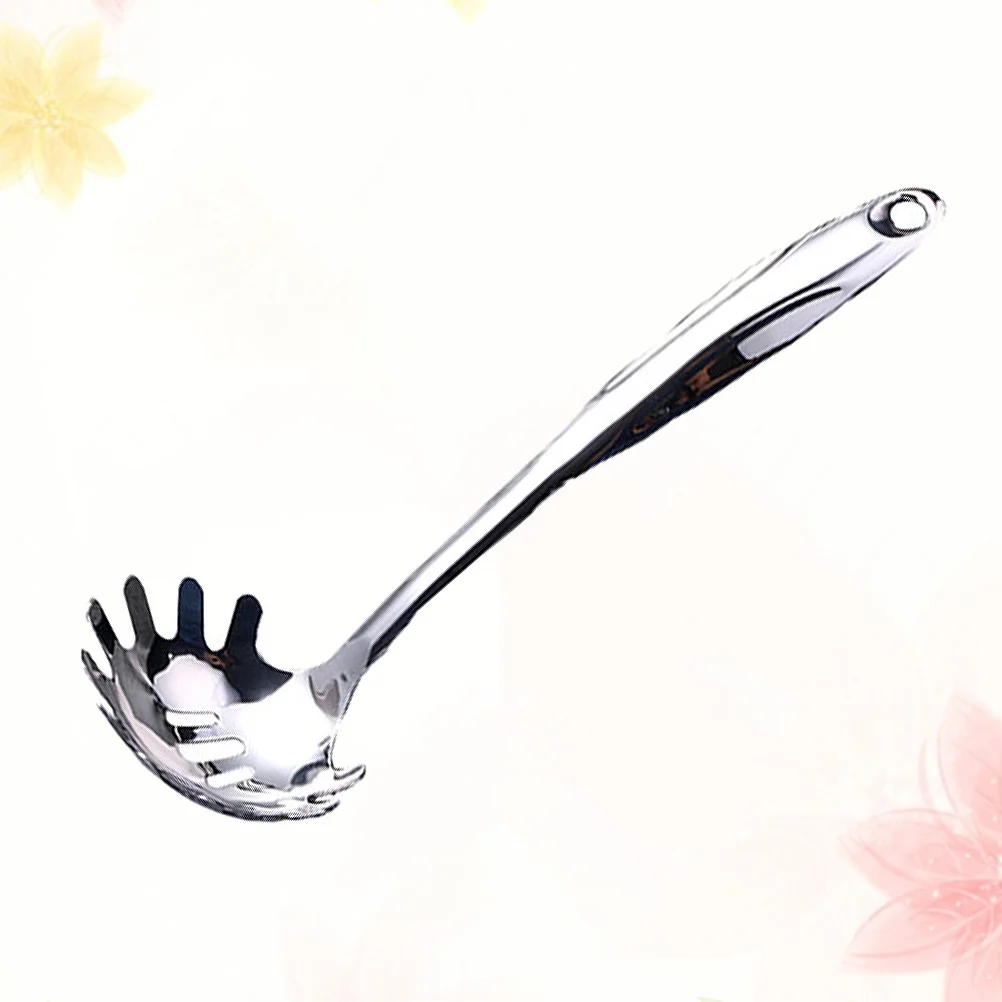 1Pcs Stainless Steel Scoop Kitchenware Heavy Duty Non Stick Heat Resistant Cooking Tool for Pasta Noodles with Hollow Handle and
1Pcs Stainless Steel Scoop Kitchenware Heavy Duty Non Stick Heat Resistant Cooking Tool for Pasta Noodles with Hollow Handle and