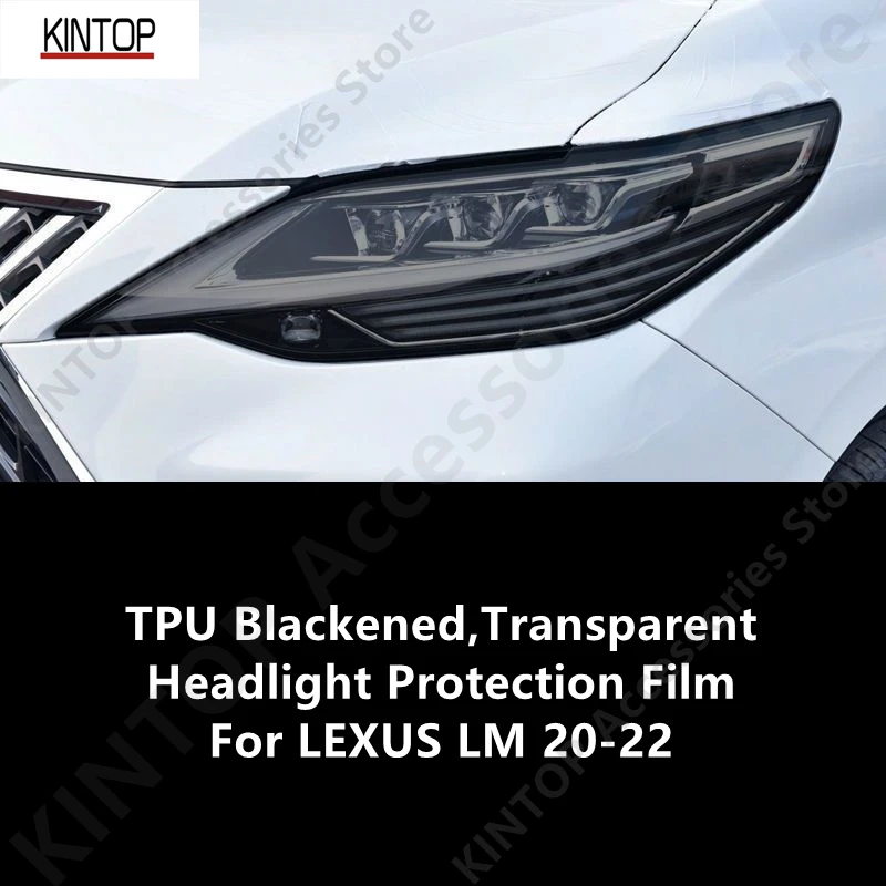 For LEXUS LM 20-22 TPU Blackened,Transparent Headlight Protective Film, Headlight Protection, Film Modification
For LEXUS LM 20-22 TPU Blackened,Transparent Headlight Protective Film, Headlight Protection, Film Modification