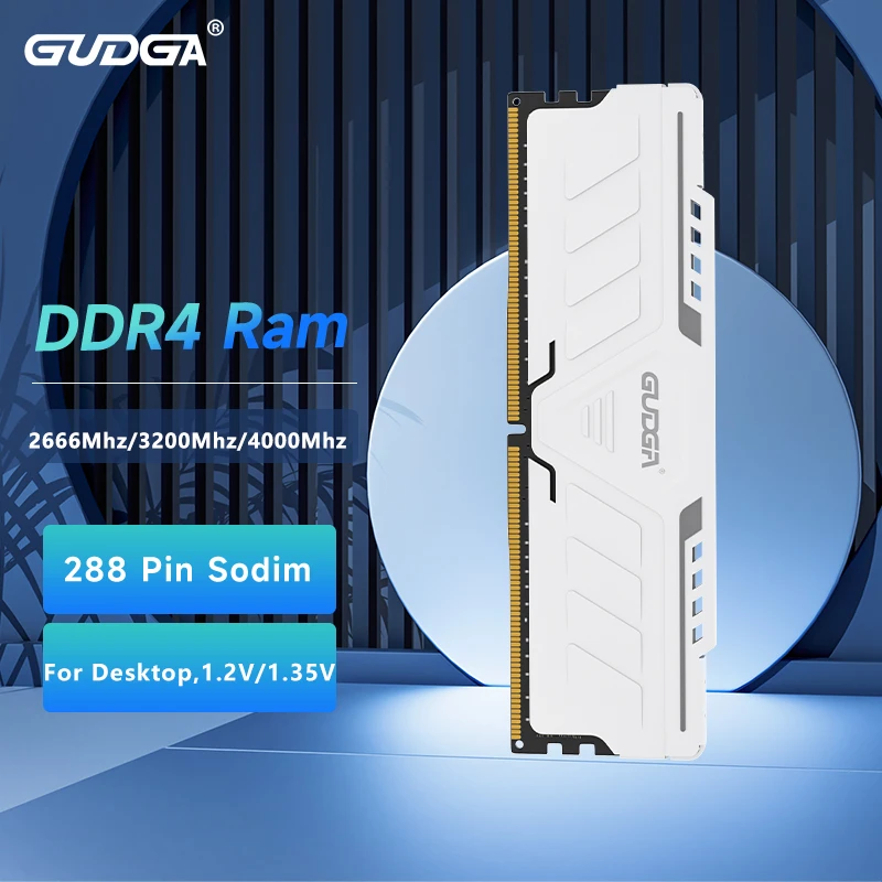 Память GUDGA RAM DDR4 8 ГБ/16 ГБ/32 ГБ 2666 3200 3600 4000 МГц 1,2 В/1,35 В 288 контактов с регулируемой яркостью CL18 с радиатором для настольного компьютера
Память GUDGA RAM DDR4 8 ГБ/16 ГБ/32 ГБ 2666 3200 3600 4000 МГц 1,2 В/1,35 В 288 контактов с регулируемой яркостью CL18 с радиатором для настольного компьютера