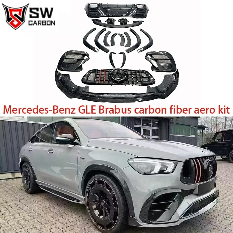 Carbon Fiber Bodykit For Mercedes Benz GLE W167 GLE63 2019-2024 Front Lip Rear Diffuser Spoiler Grille Air Vent Cover Body Kit
Carbon Fiber Bodykit For Mercedes Benz GLE W167 GLE63 2019-2024 Front Lip Rear Diffuser Spoiler Grille Air Vent Cover Body Kit