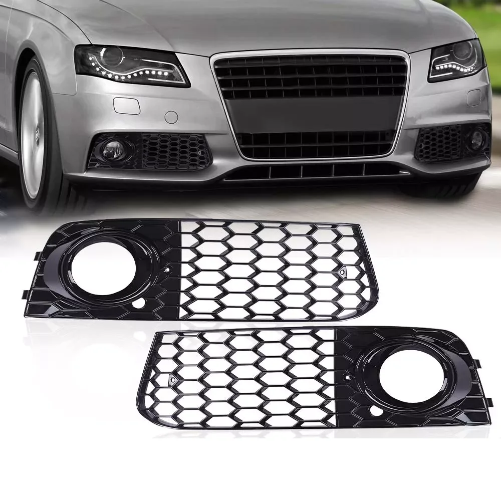 1 Pair Car Front Bumper Fog Light Grille Grill For Audi A4 B8 2009 2010 2011 2012 RS4 Style Car Fog Lamp Grille Grill Cover Trim
1 Pair Car Front Bumper Fog Light Grille Grill For Audi A4 B8 2009 2010 2011 2012 RS4 Style Car Fog Lamp Grille Grill Cover Trim