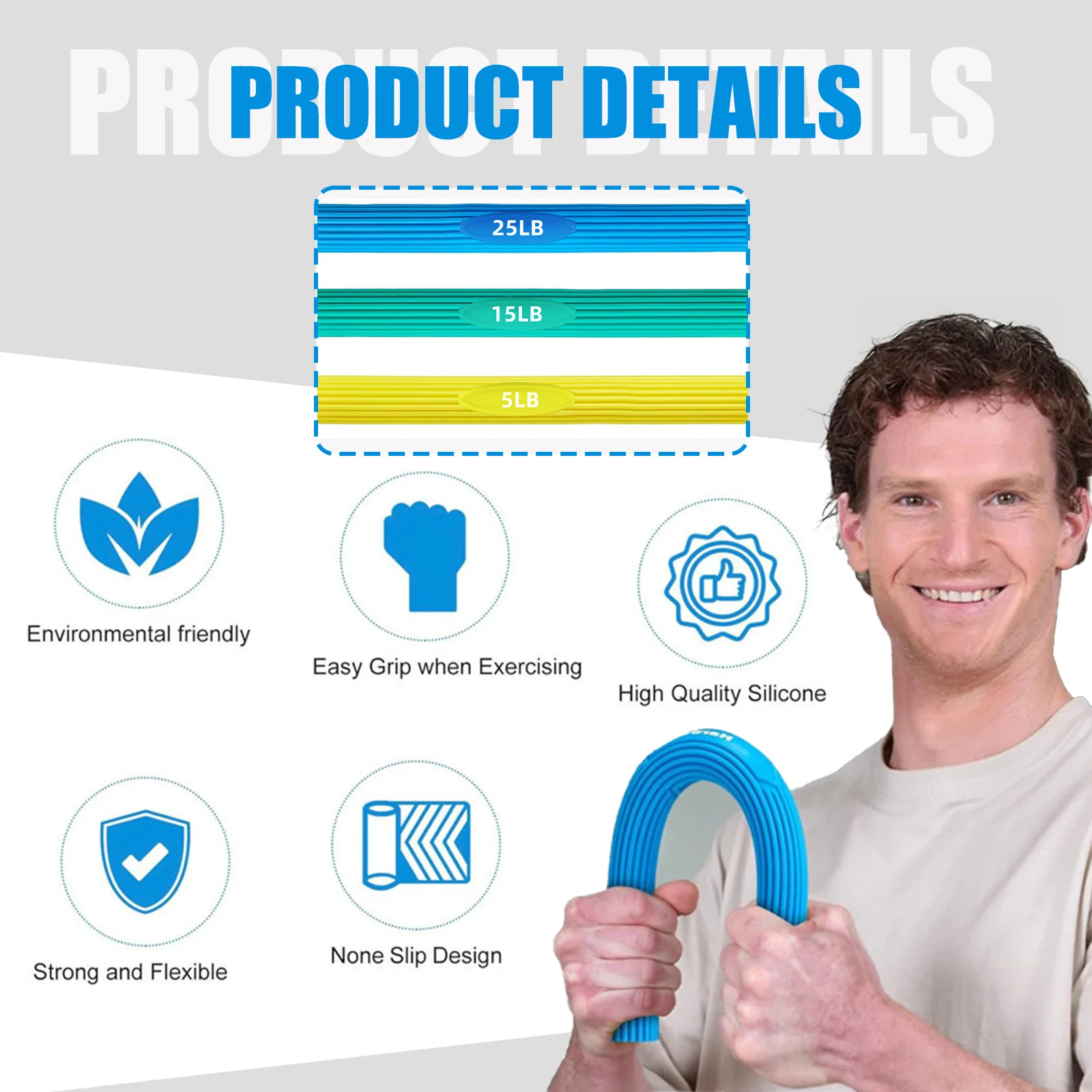 Flexible Fitness Resistance Bar Non-slip Tennis Elbow Rehabilitation Equipment Suitable for Improve Hand Grip
Flexible Fitness Resistance Bar Non-slip Tennis Elbow Rehabilitation Equipment Suitable for Improve Hand Grip