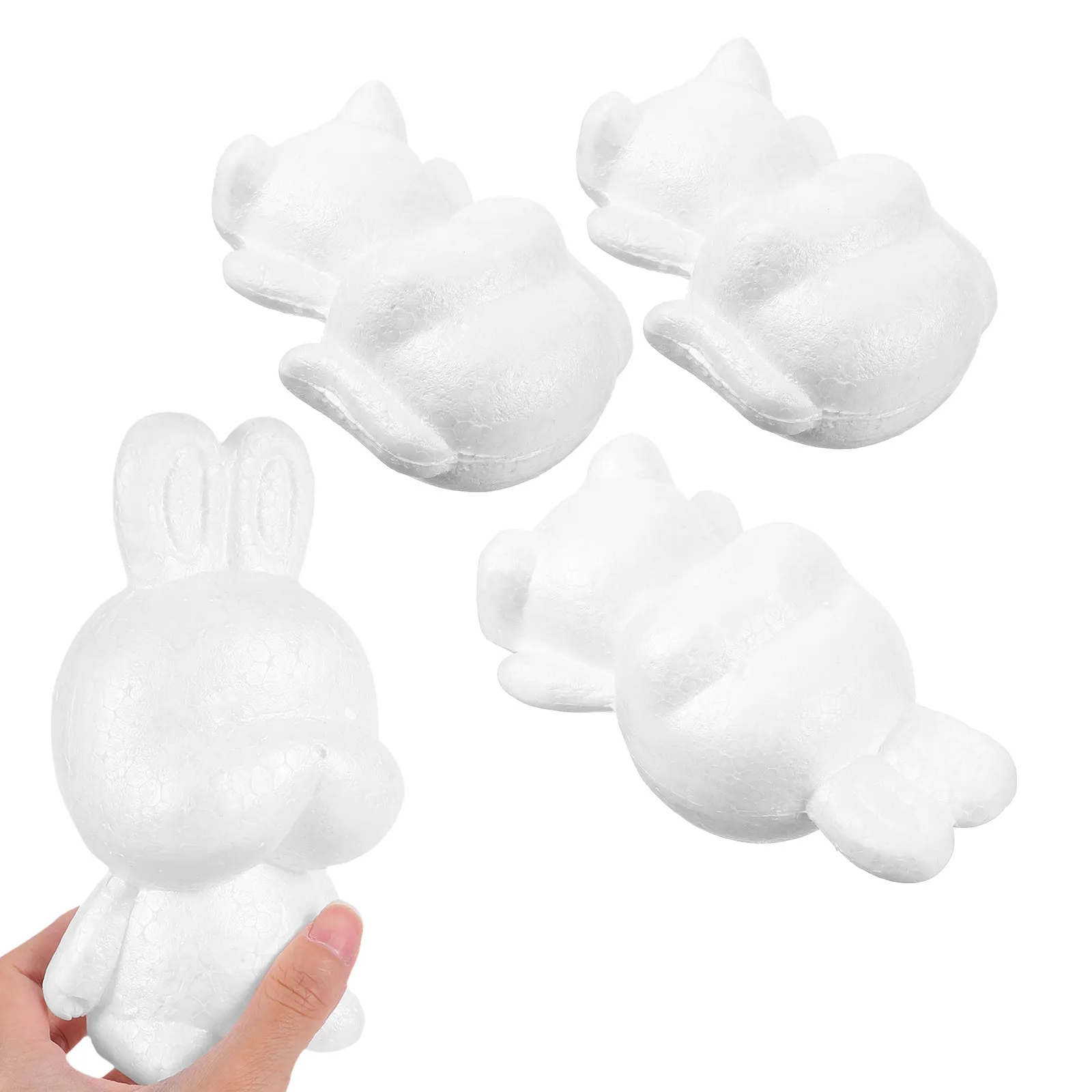 4Pcs DIY Foam Animal Shapes White Unfinished Rabbit Dog Crafts Painting Decorations for Home Party White Animal Sculptures
4Pcs DIY Foam Animal Shapes White Unfinished Rabbit Dog Crafts Painting Decorations for Home Party White Animal Sculptures