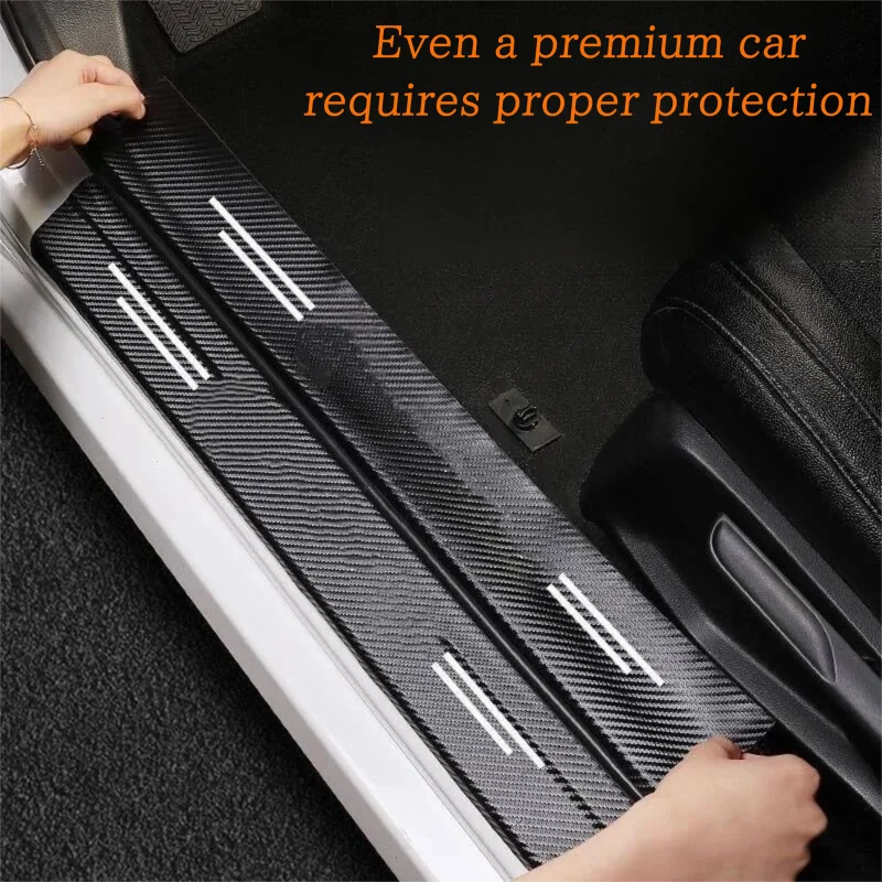 Car Door Threshold Sill Scuff Plate Sticker for Porsche Macan Cayenne Panamera 718 911 Carbon Fiber Trunk Edge Bumper Protective
Car Door Threshold Sill Scuff Plate Sticker for Porsche Macan Cayenne Panamera 718 911 Carbon Fiber Trunk Edge Bumper Protective