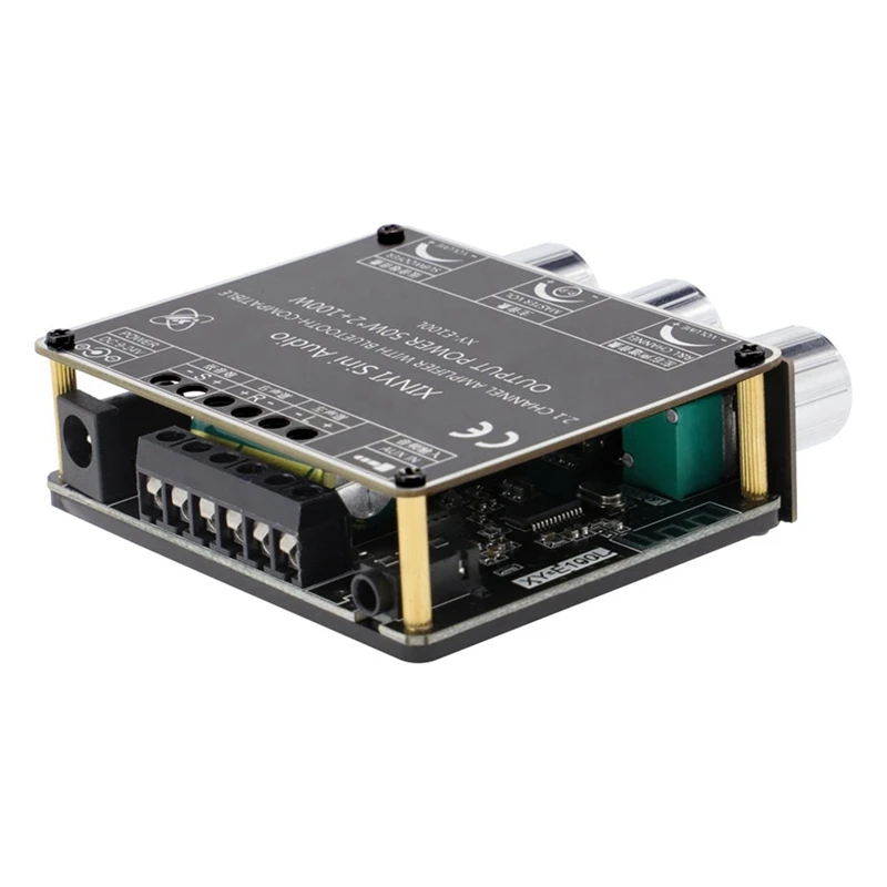 XY-E100L 2.1 Channel For Bluetooth Audio Amplifier Module 50Wx2+100W High And Low Tone Subwoofer Amplifier Board Speaker
XY-E100L 2.1 Channel For Bluetooth Audio Amplifier Module 50Wx2+100W High And Low Tone Subwoofer Amplifier Board Speaker