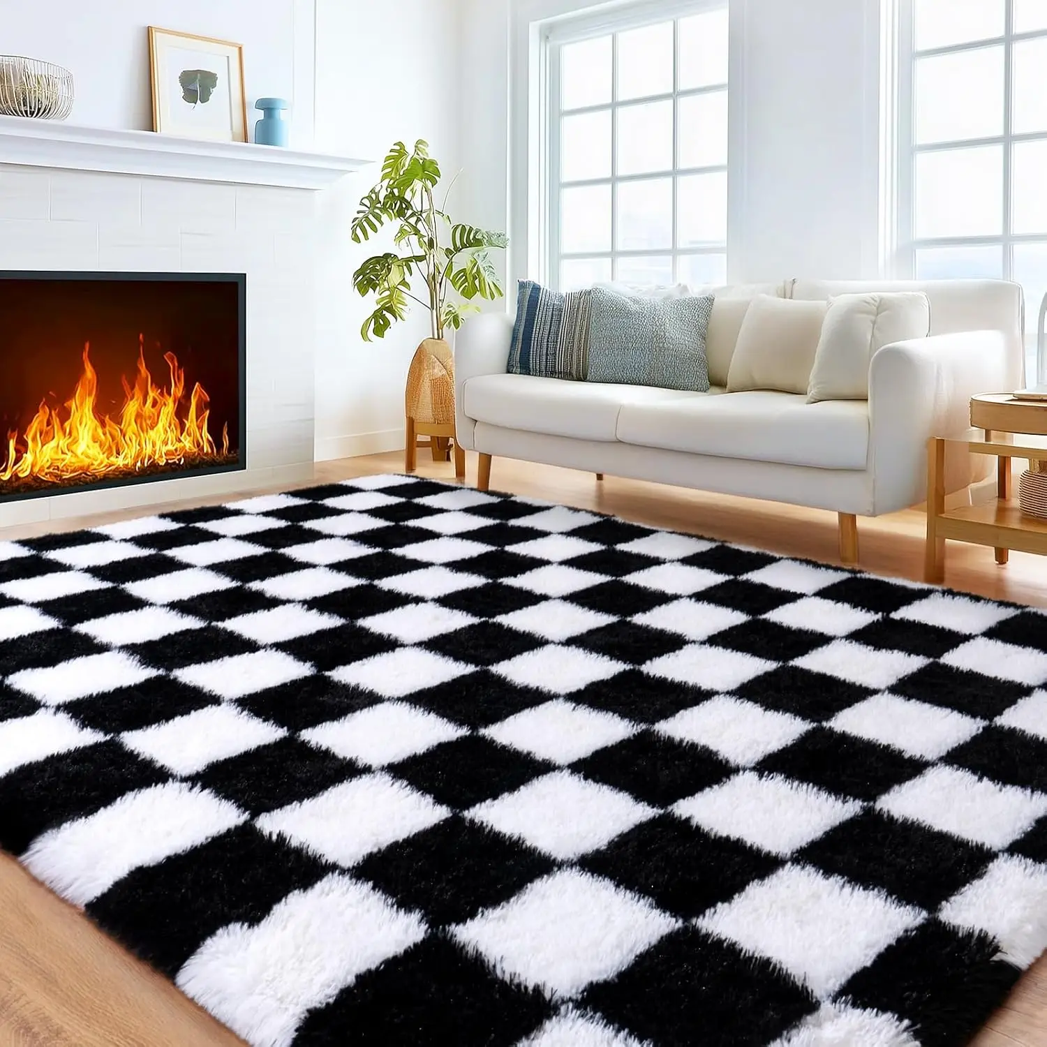 Ультрамягкий пушистый клетчатый ковер 6x9, нескользящий лохматый ковер для гостиной, спальни, детей, подростков, домашний декор
Ультрамягкий пушистый клетчатый ковер 6x9, нескользящий лохматый ковер для гостиной, спальни, детей, подростков, домашний декор