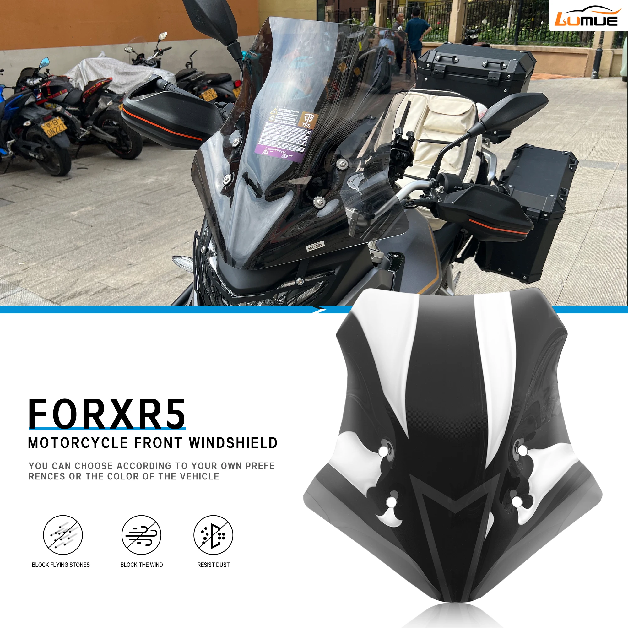 Motorcycle Macbor xr5 Accessories Windshield Windscreen Wind Shield Deflector For Macbor Montana XR5 XR 5
Motorcycle Macbor xr5 Accessories Windshield Windscreen Wind Shield Deflector For Macbor Montana XR5 XR 5