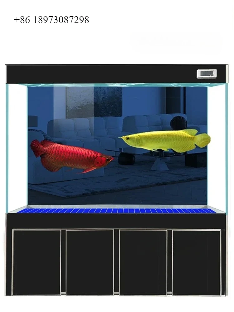 New Fish Tank Living Room Super White Glass Floor Ecological Change Water Dragon Fish Tank Aquarium Bottom Filter
New Fish Tank Living Room Super White Glass Floor Ecological Change Water Dragon Fish Tank Aquarium Bottom Filter