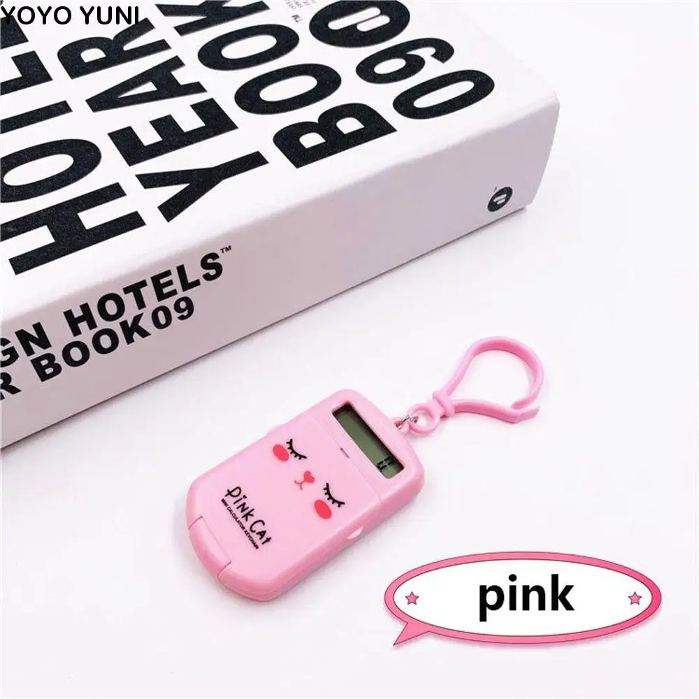 Portable Button Battery Mini Key Ring Cartoon 8 Digits Display Stationery School Office Supplies Calculating Tool Calculator
Portable Button Battery Mini Key Ring Cartoon 8 Digits Display Stationery School Office Supplies Calculating Tool Calculator