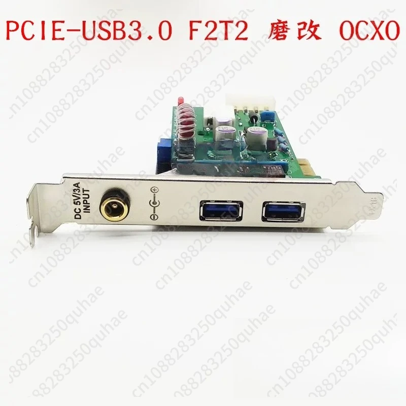 OCXO High Precision Clock Crystal Oscillator, PCI-E to USB3.0 Audio Dedicated Expansion Card
OCXO High Precision Clock Crystal Oscillator, PCI-E to USB3.0 Audio Dedicated Expansion Card
