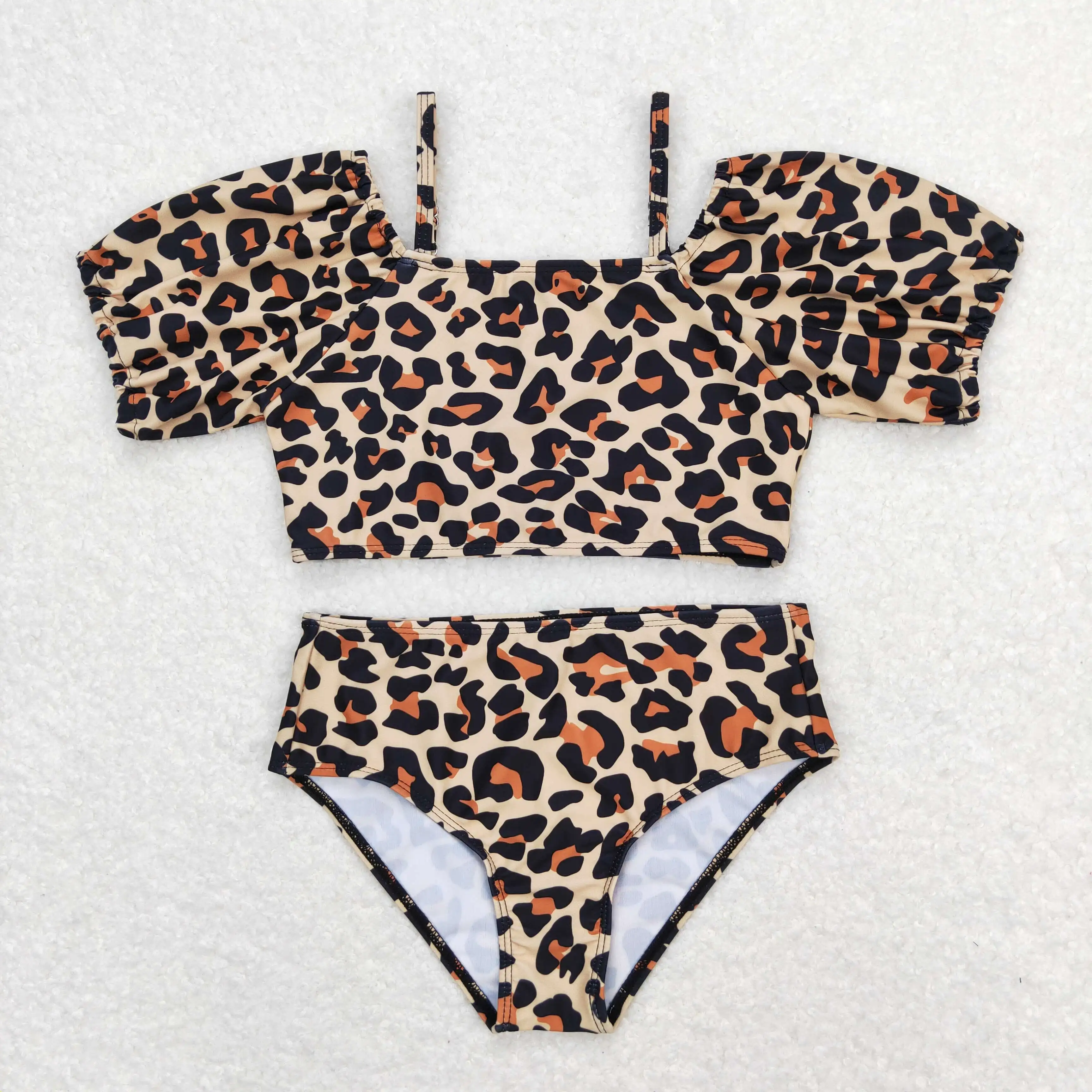 S0272 Children Toddler Clothes Short Sleeve Top With Shorts Leopard PrinSet Kids Girls Summer Swimsuit Outfits
S0272 Children Toddler Clothes Short Sleeve Top With Shorts Leopard PrinSet Kids Girls Summer Swimsuit Outfits