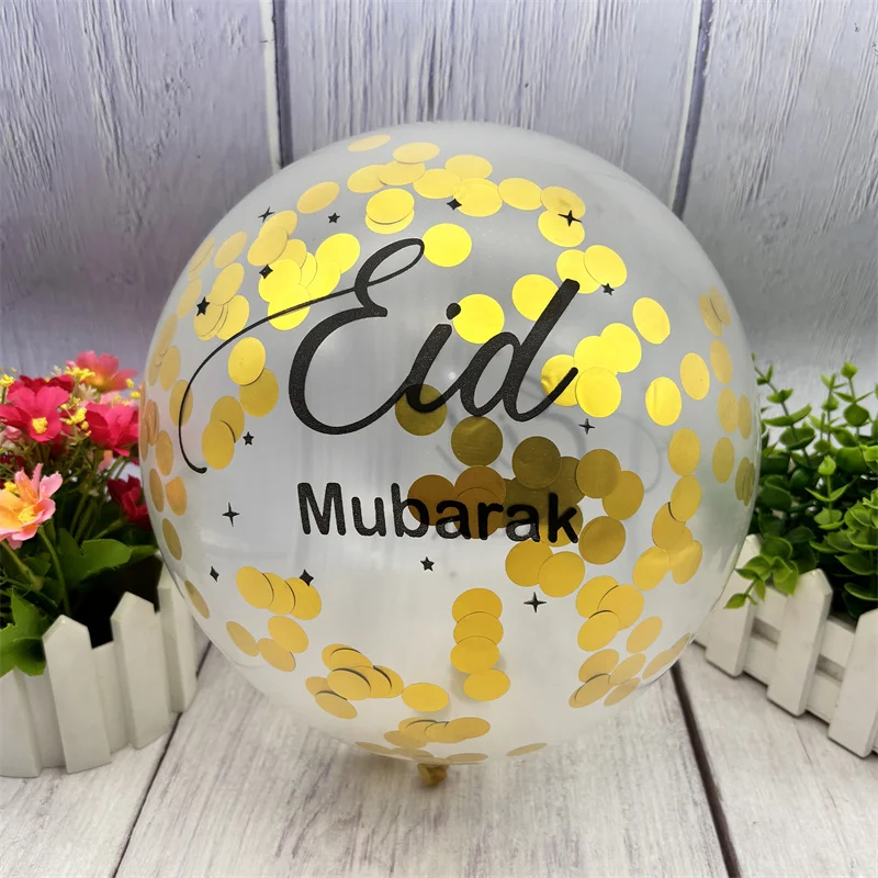 1Bag Eid Mubarak Latex Confetti Balloons Umrah Mubarak Islamic Muslim Festival Home Eid al-fitr Party Ramadan Balloon Supplies
1Bag Eid Mubarak Latex Confetti Balloons Umrah Mubarak Islamic Muslim Festival Home Eid al-fitr Party Ramadan Balloon Supplies