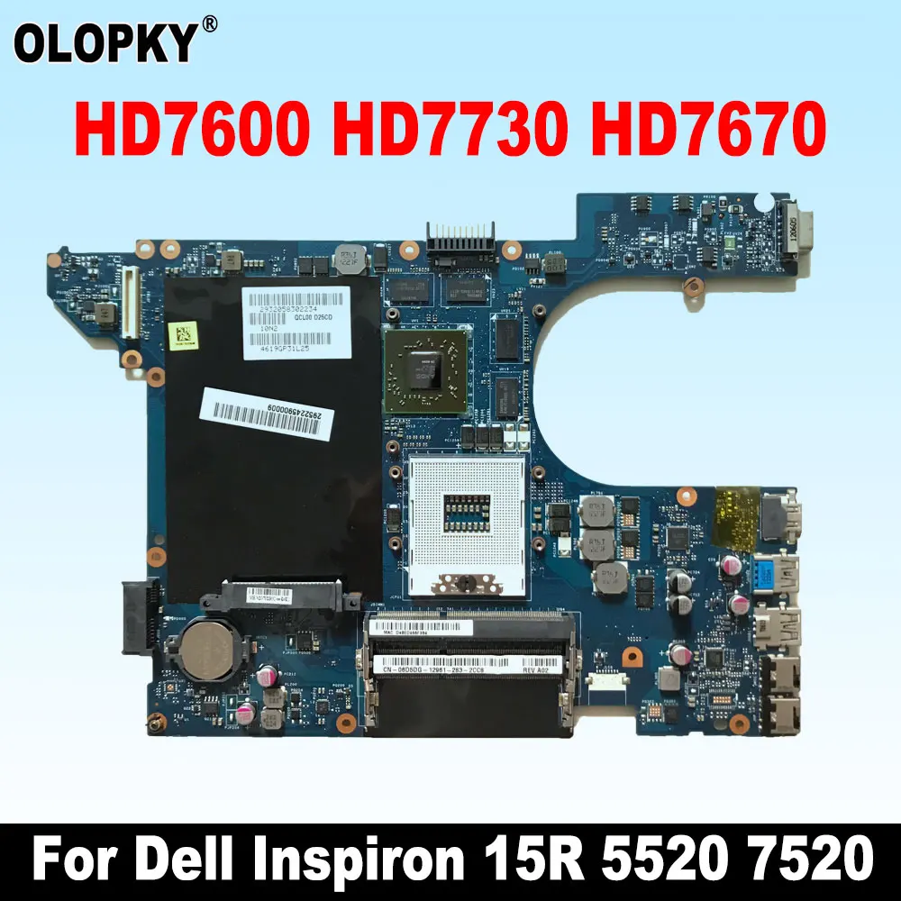 Материнская плата QCL00 LA-8241P для ноутбука Dell Inspiron 5520 7520, материнская плата с HD7600 HD7670 HD7730, 1 ГБ/2 ГБ, графический процессор DDR3
Материнская плата QCL00 LA-8241P для ноутбука Dell Inspiron 5520 7520, материнская плата с HD7600 HD7670 HD7730, 1 ГБ/2 ГБ, графический процессор DDR3