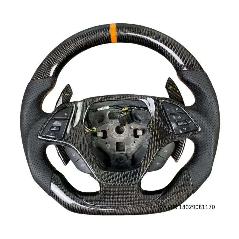 Factory Outlet Perforated Leather Carbon Fiber Steering Wheel for Chevrolet Car Steering Wheel
Factory Outlet Perforated Leather Carbon Fiber Steering Wheel for Chevrolet Car Steering Wheel