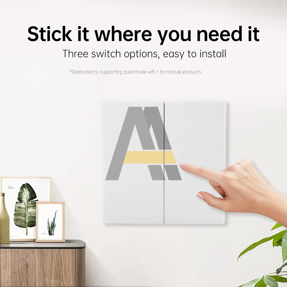 Yiweilian 2.4GHz Home Wall Wireless Remote Control Switch with Adhesive Stickers 3V Bluetooth-compatible Wireless Smart Switch
Yiweilian 2.4GHz Home Wall Wireless Remote Control Switch with Adhesive Stickers 3V Bluetooth-compatible Wireless Smart Switch