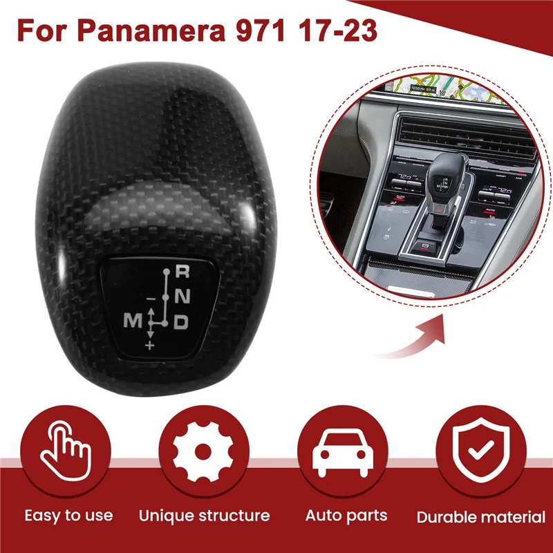 Replacement Real Carbon Fiber Car Gear Head Suitable Knob Car Interior Trim Parts For Porsche
Replacement Real Carbon Fiber Car Gear Head Suitable Knob Car Interior Trim Parts For Porsche