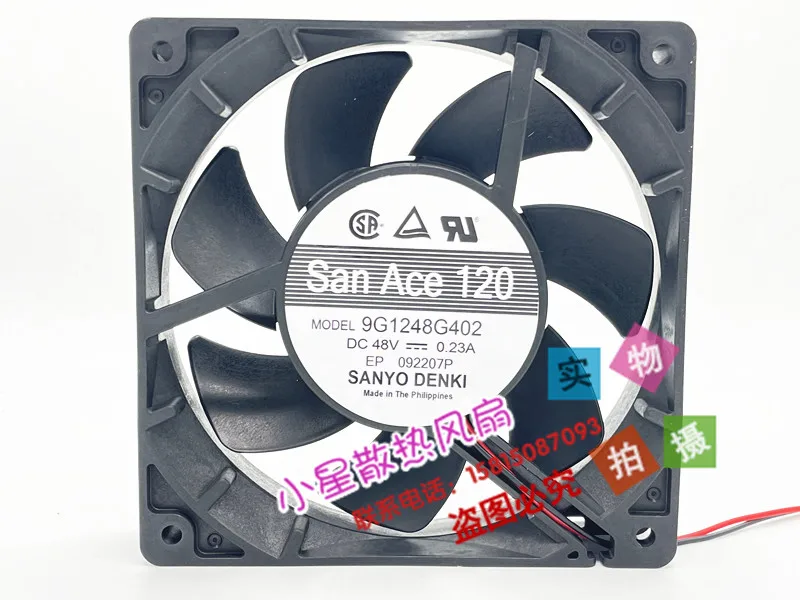 SANYO DENKI 9G1248G402 DC 48 В 0,23 А 120x120x25 мм 2-проводной охлаждающий вентилятор для сервера
SANYO DENKI 9G1248G402 DC 48 В 0,23 А 120x120x25 мм 2-проводной охлаждающий вентилятор для сервера