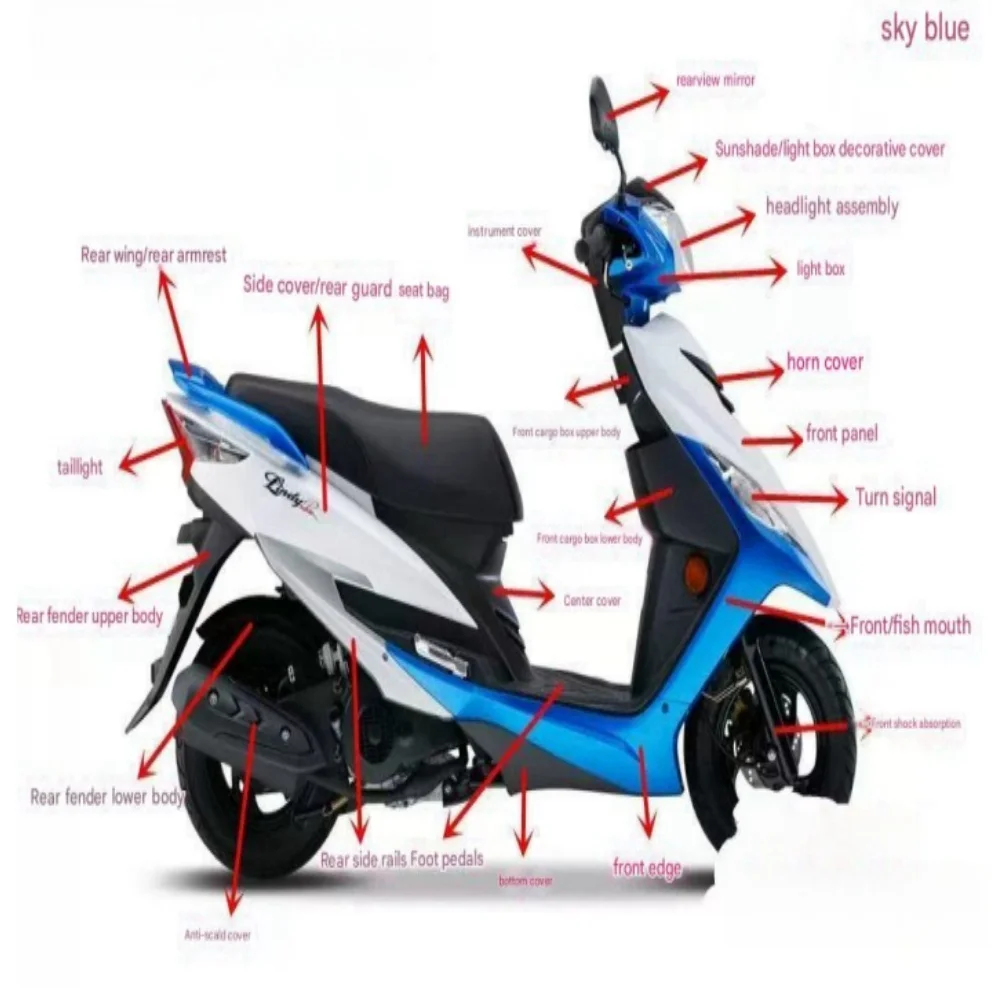 Fit LINDY 125 motorcycle accessories panel turn signal full set of car accessories shell suitable for Haojue LINDY 125
Fit LINDY 125 motorcycle accessories panel turn signal full set of car accessories shell suitable for Haojue LINDY 125
