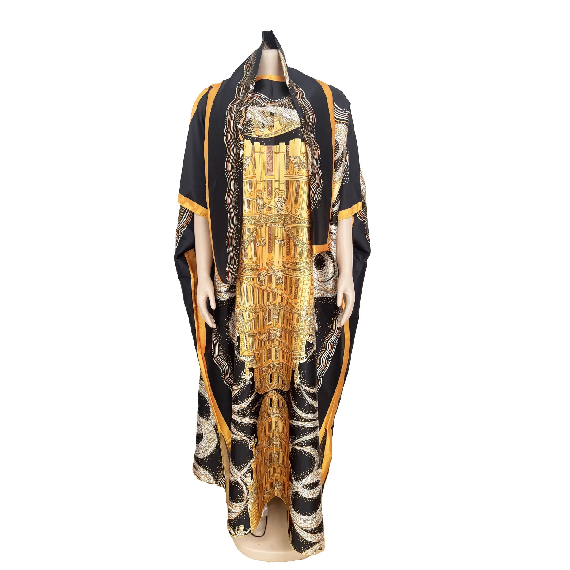 Summer Elegant African Short Sleeve O-neck Printing Polyester Long Dress Maxi Dress African Clothes African Dresses for Women
Summer Elegant African Short Sleeve O-neck Printing Polyester Long Dress Maxi Dress African Clothes African Dresses for Women