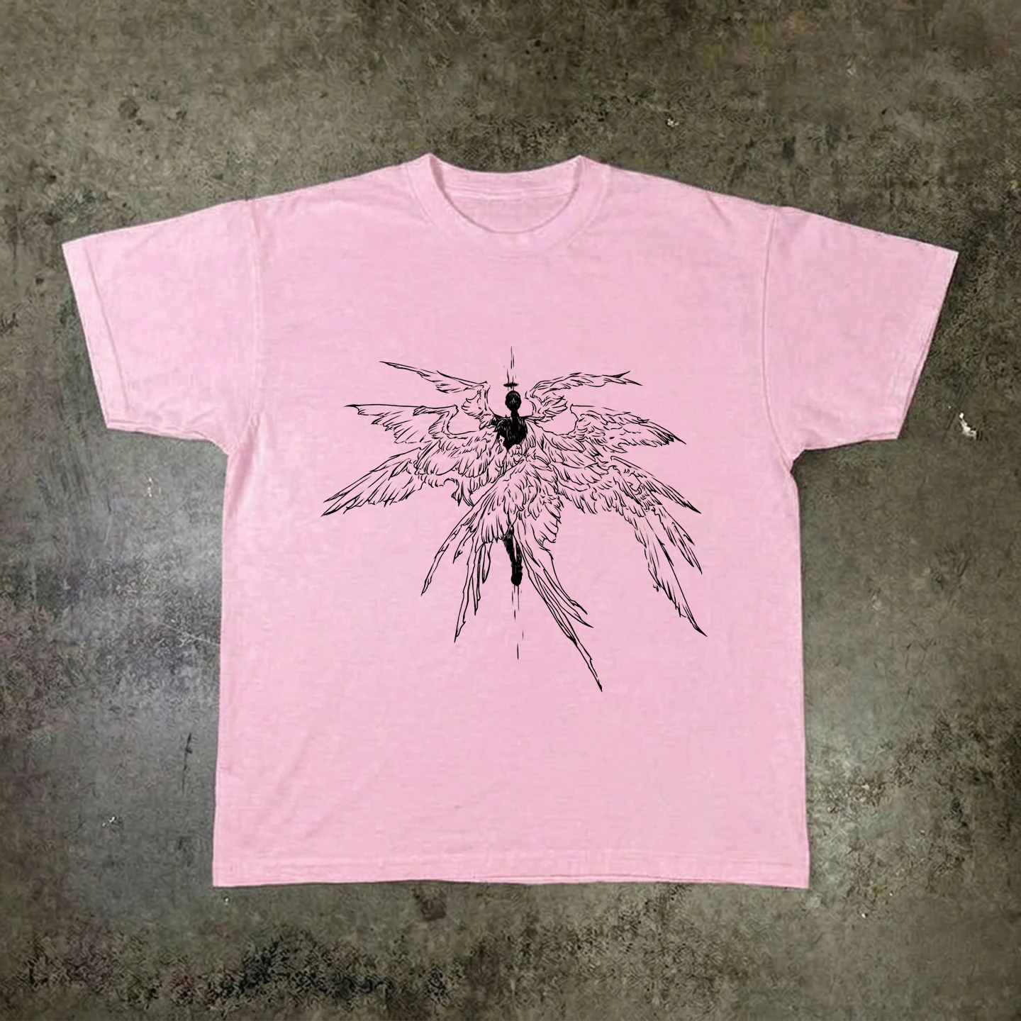 Cartoon Print Summer Short Sleeve T-Shirt Atmosphere Feeling Treasure Shop Fashionable College Style Men's Cotton Casual Top
Cartoon Print Summer Short Sleeve T-Shirt Atmosphere Feeling Treasure Shop Fashionable College Style Men's Cotton Casual Top