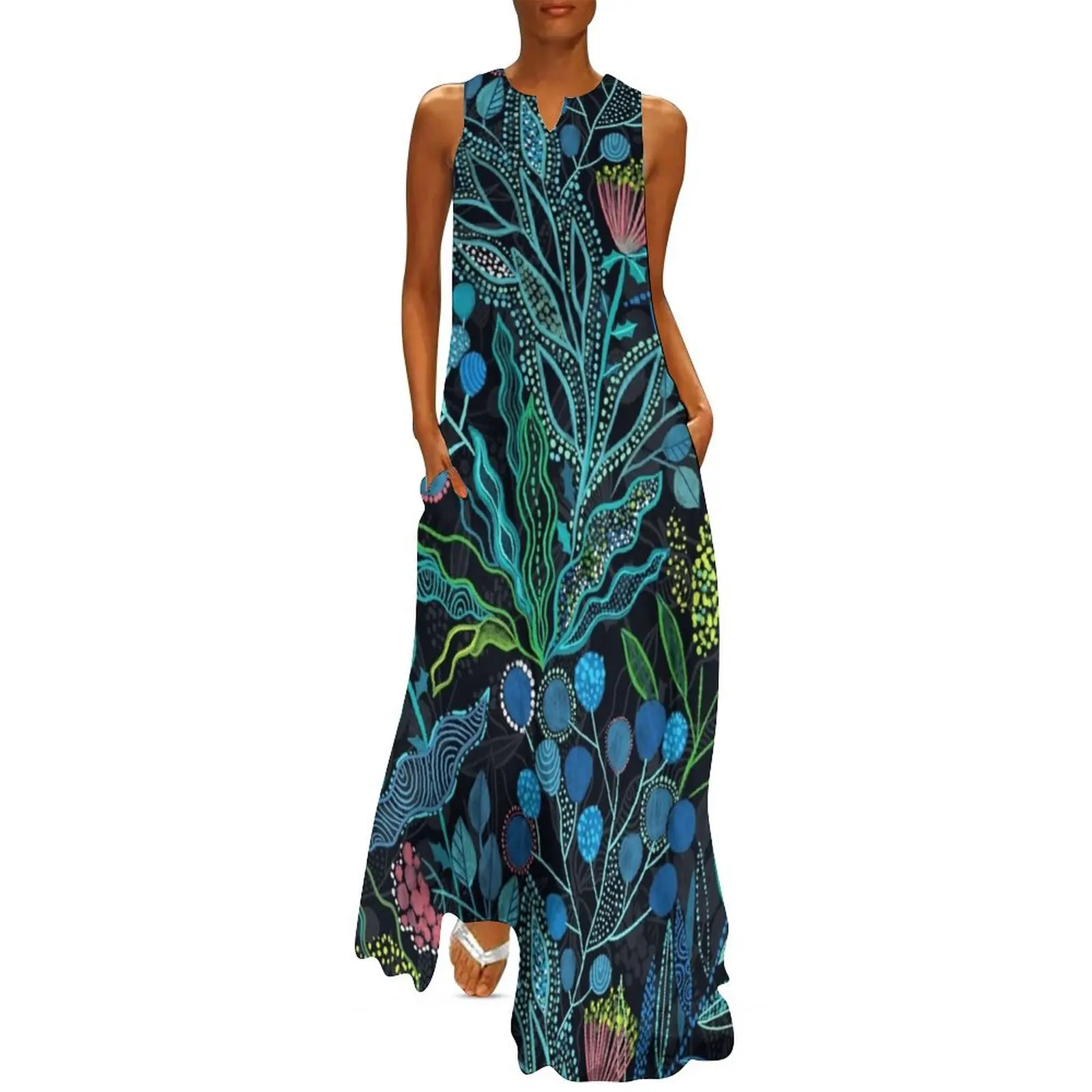 Australian plants and flowers Long Dress dresses summer woman 2025 women party dresses Female clothing Dress
Australian plants and flowers Long Dress dresses summer woman 2025 women party dresses Female clothing Dress