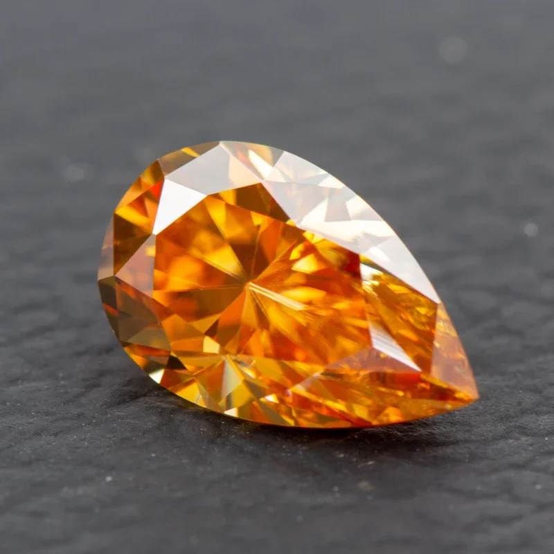 Moissanite Pear Cut Champagne Colored diy charms Jewelry Making Pass Diamond Tester with GRA Certificate Wholesale Price
Moissanite Pear Cut Champagne Colored diy charms Jewelry Making Pass Diamond Tester with GRA Certificate Wholesale Price