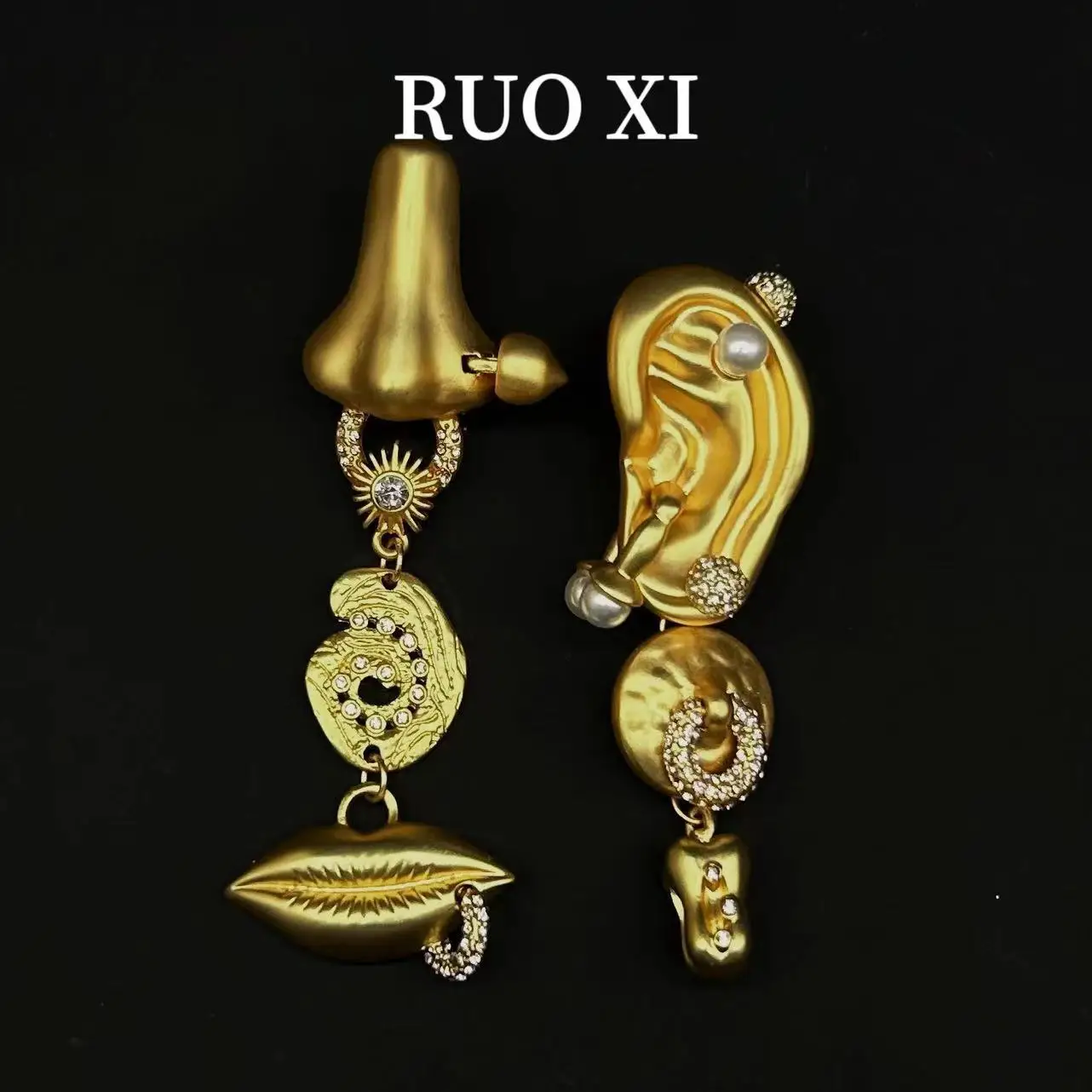 Irregular Drop Abstract Geometric Earring Gold Plated Statement for Women Weird Lightweight Dangle Earrings Cute Fun Earrings
Irregular Drop Abstract Geometric Earring Gold Plated Statement for Women Weird Lightweight Dangle Earrings Cute Fun Earrings