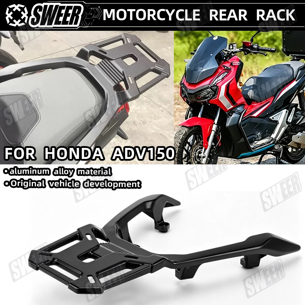 Motorcycle Aluminum Alloy Rear Cargo Luggage Rack Compatible With Honda ADV150 ADV160 2019-2026 xtended Carrier Tail Box Bracket
Motorcycle Aluminum Alloy Rear Cargo Luggage Rack Compatible With Honda ADV150 ADV160 2019-2026 xtended Carrier Tail Box Bracket