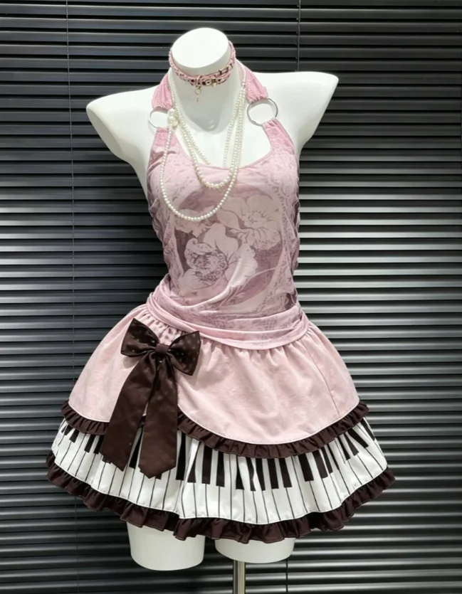 French Elegant 2026 Y2K Piano Print Ruffle Lace Mini Skirt Female Retro Vintage Harajuku Casual Summer Streetwear Fashion Skirt
French Elegant 2026 Y2K Piano Print Ruffle Lace Mini Skirt Female Retro Vintage Harajuku Casual Summer Streetwear Fashion Skirt
