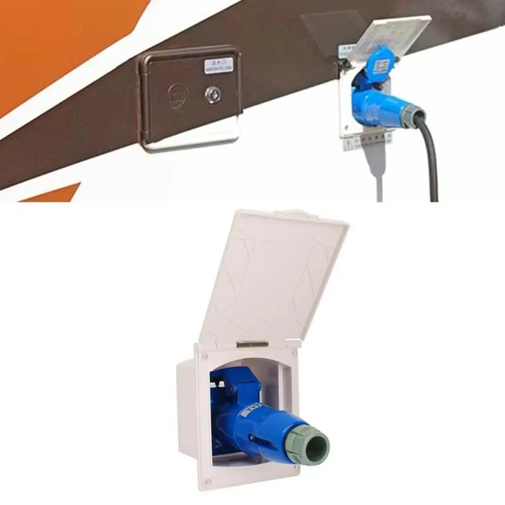Motorhome Plug 16A 220V 240V Waterproof Power Outlet External 3Pin Flush Female Socket Plug for RV Motorhome Trailer Caravan
Motorhome Plug 16A 220V 240V Waterproof Power Outlet External 3Pin Flush Female Socket Plug for RV Motorhome Trailer Caravan