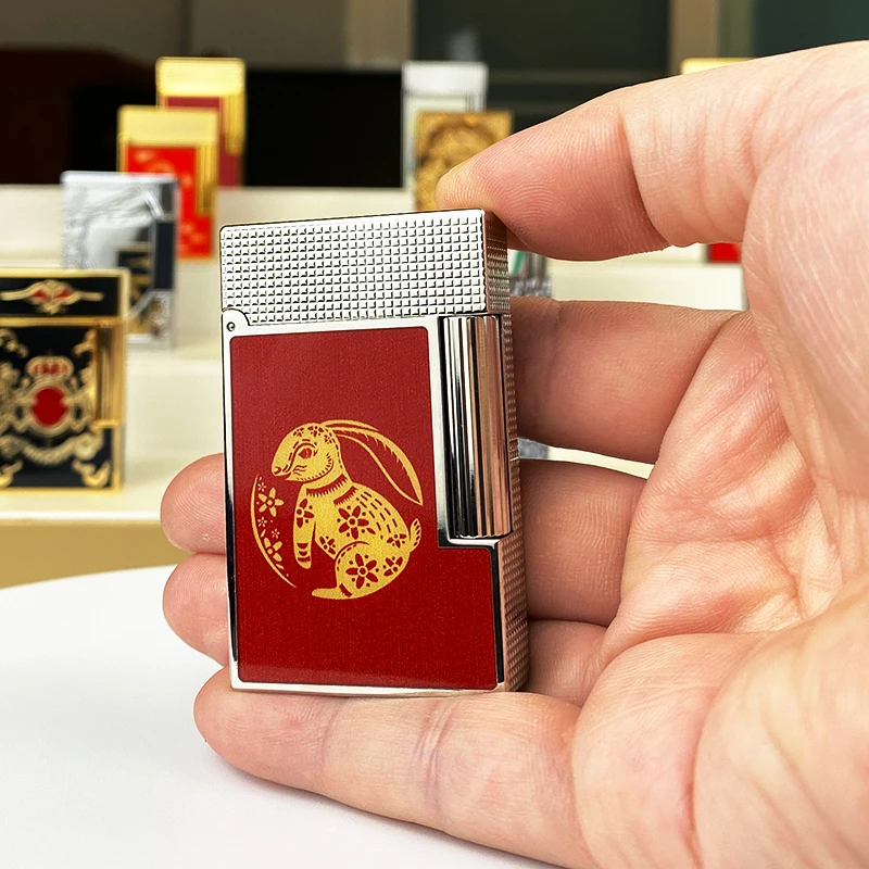 Новая памятная серия, роскошная зажигалка с одним и двойным пламенем Ping Sound, бутановая зажигалка для курения сигарет с натуральной краской 11271
Новая памятная серия, роскошная зажигалка с одним и двойным пламенем Ping Sound, бутановая зажигалка для курения сигарет с натуральной краской 11271