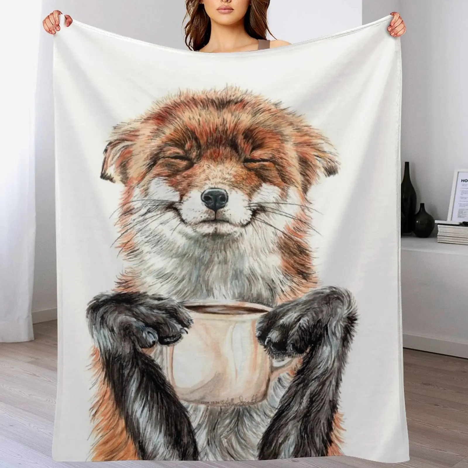 Morning Fox - cute coffee animal Throw Blanket Furrys Loose Decorative Throw Blankets
Morning Fox - cute coffee animal Throw Blanket Furrys Loose Decorative Throw Blankets