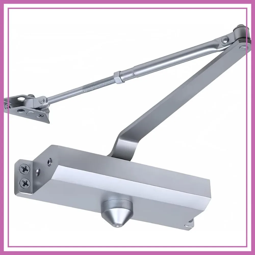 Adjustable Automatic Door Closer, Commercial Grade Hydraulic Door Slam Preventer, Easy Install, Silver
Adjustable Automatic Door Closer, Commercial Grade Hydraulic Door Slam Preventer, Easy Install, Silver