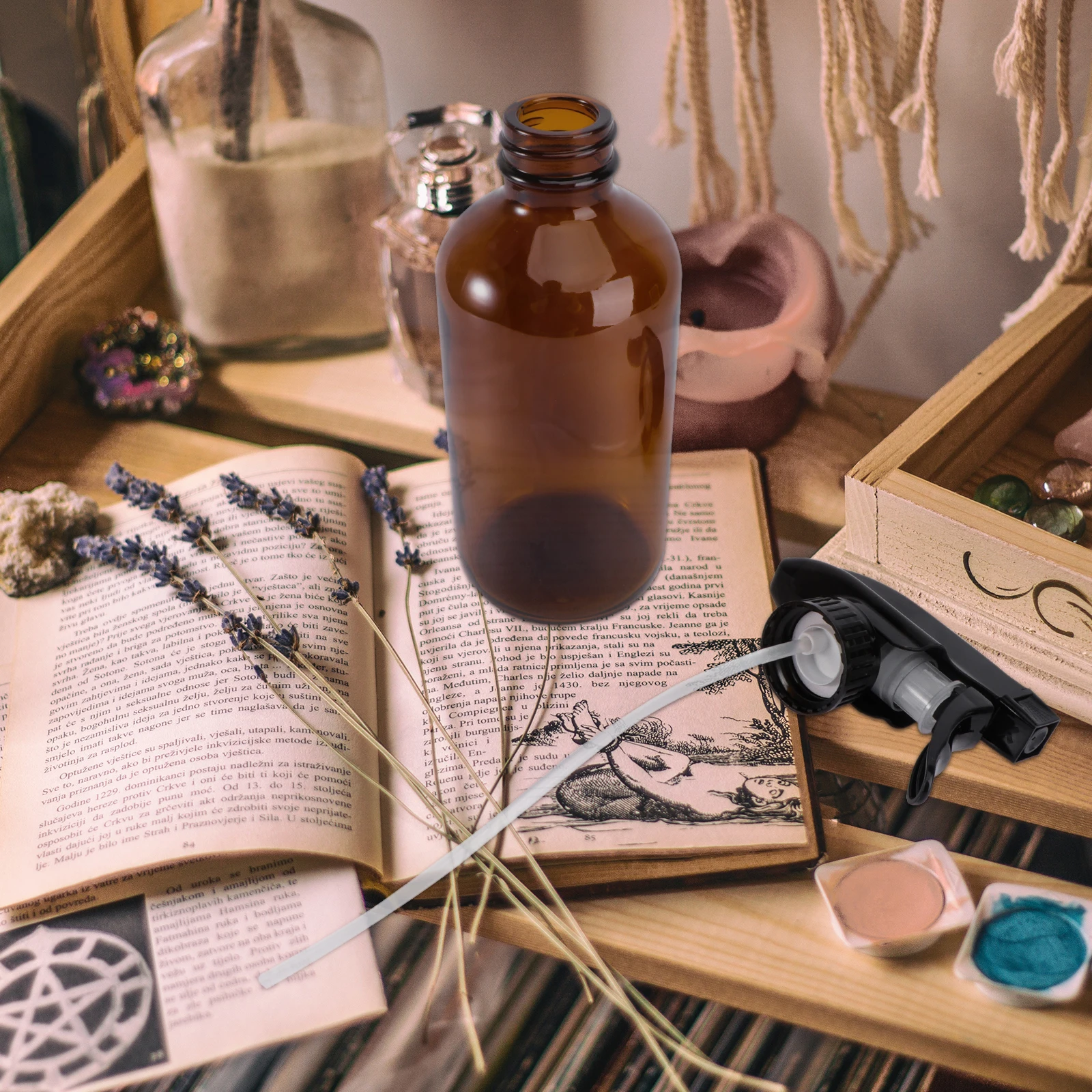 250ml Brown Glass Spray Bottles Portable Refillable Containers Durable Trigger Sprayers for Essential Oils Aromatherapy
250ml Brown Glass Spray Bottles Portable Refillable Containers Durable Trigger Sprayers for Essential Oils Aromatherapy