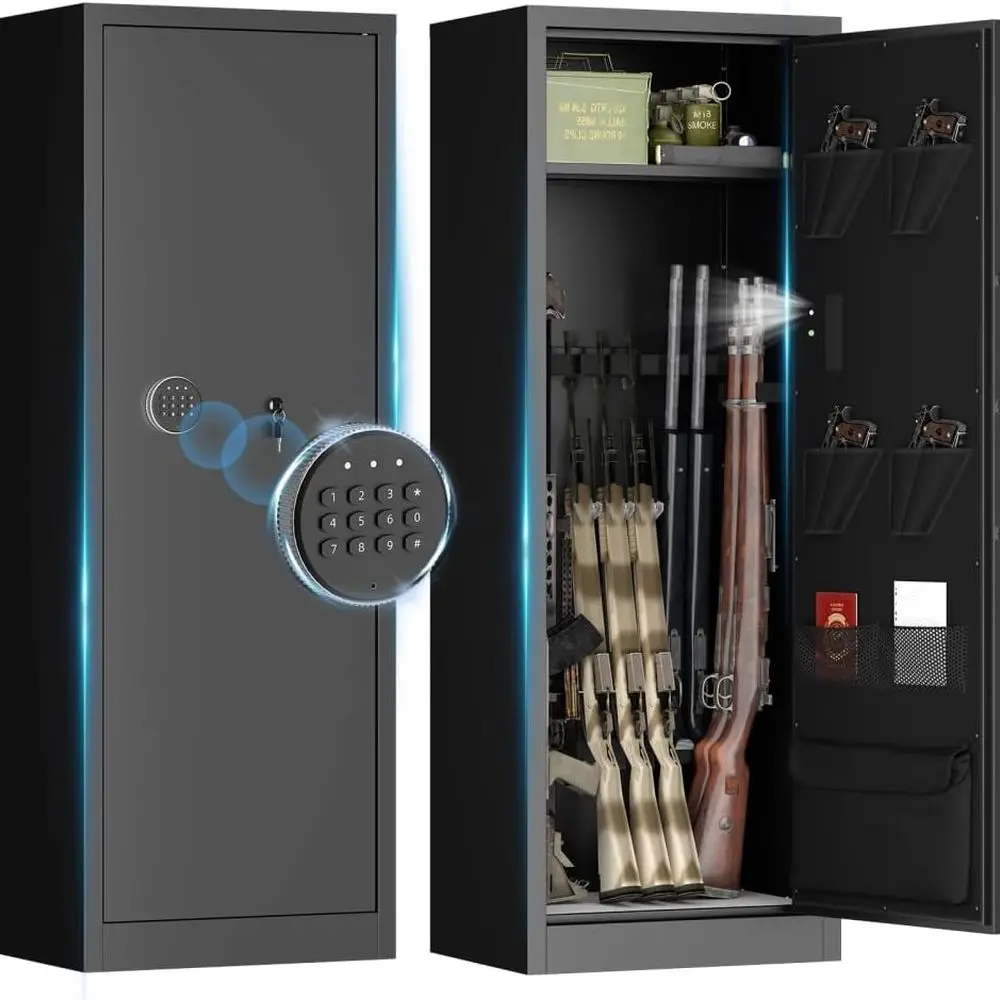 Компактный домашний шкаф безопасности для хранения ценностей, документов и денег (черный)
Компактный домашний шкаф безопасности для хранения ценностей, документов и денег (черный)